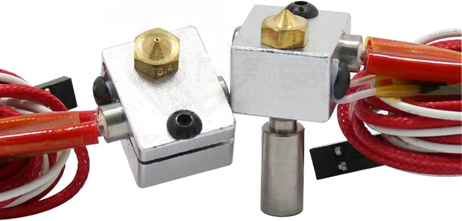 اکسترودر چاپگر سه بعدی 2 ورودی 2 خروجی تمام فلزی / کیت هات اند Chimera سه بعدی اکستروژن چندگانه V6 اکسترودر دوگانه 0.4mm/1.75mm