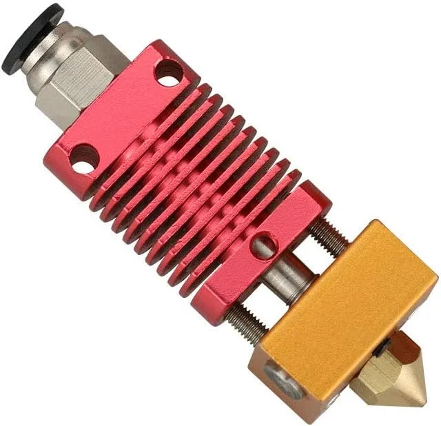 کیت هات اند اکسترودر 1.75 میلی متری اسمبل شده، بلوک حرارتی آلومینیومی مناسب برای پرینتر سه بعدی Ender-3/CR-10/CR-10S با نازل 0.4 میلی متری (فقط اکسترودر)