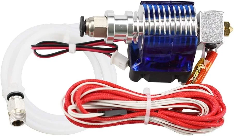 اکسترودر V6 J-Head Hotend با فن، لوله PTFE 0.4mm، قطعات از راه دور / فیلامنت 1.75mm 3mm، ترمیستورهای قطعه پرینتر سه بعدی 12V 40W (1.75mm 24V)