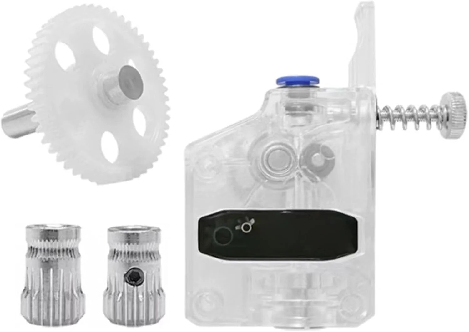 اکسترودر چاپگر سه بعدی، اکسترودر دنده دوبل، اکسترودر درایو دوبل برای چاپگر سه بعدی MK3S، کنترل دمای شفاف