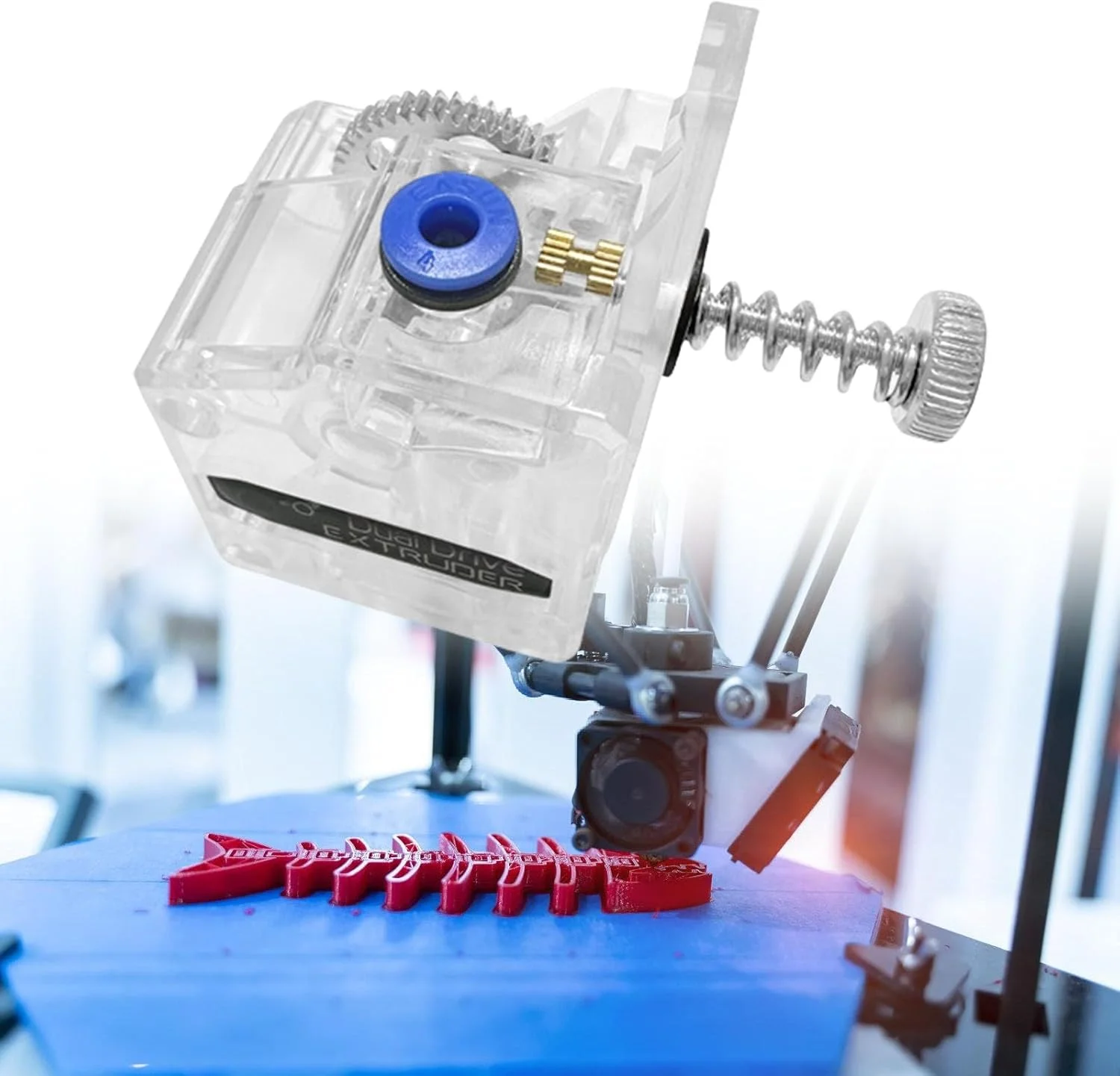 اکسترودر چاپگر سه بعدی، اکسترودر دنده دوبل، اکسترودر درایو دوبل برای چاپگر سه بعدی MK3S، کنترل دمای شفاف