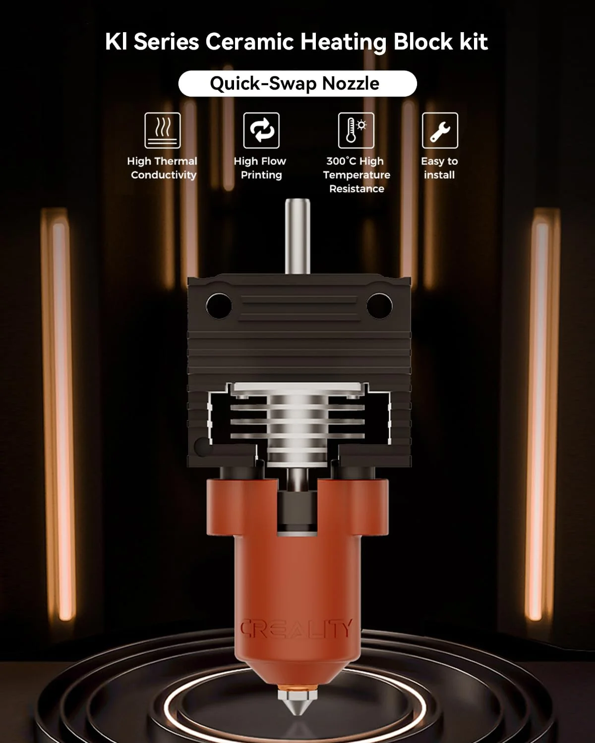 کیت ارتقاء هات‌اند سری K1 و کیت اکسترودر سری K1 3.0 بدون استپر موتور برای K1، K1 Max، K1C