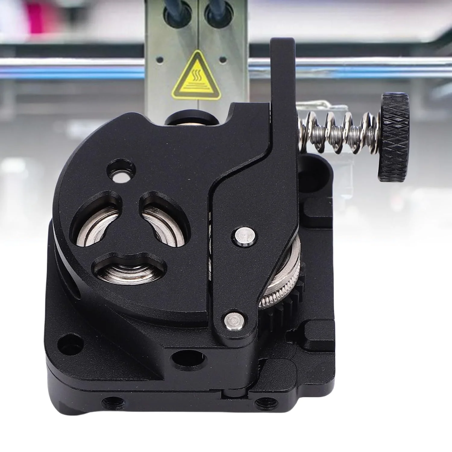 اکسترودر تمام فلزی JTLB با درایو مستقیم و دو چرخ دنده، جایگزینی ارتقا یافته و با عملکرد بالا برای پرینتر سه بعدی K1 K1 K1C، آلیاژ آلومینیوم 47.8x40.6x20.7 میلی متر