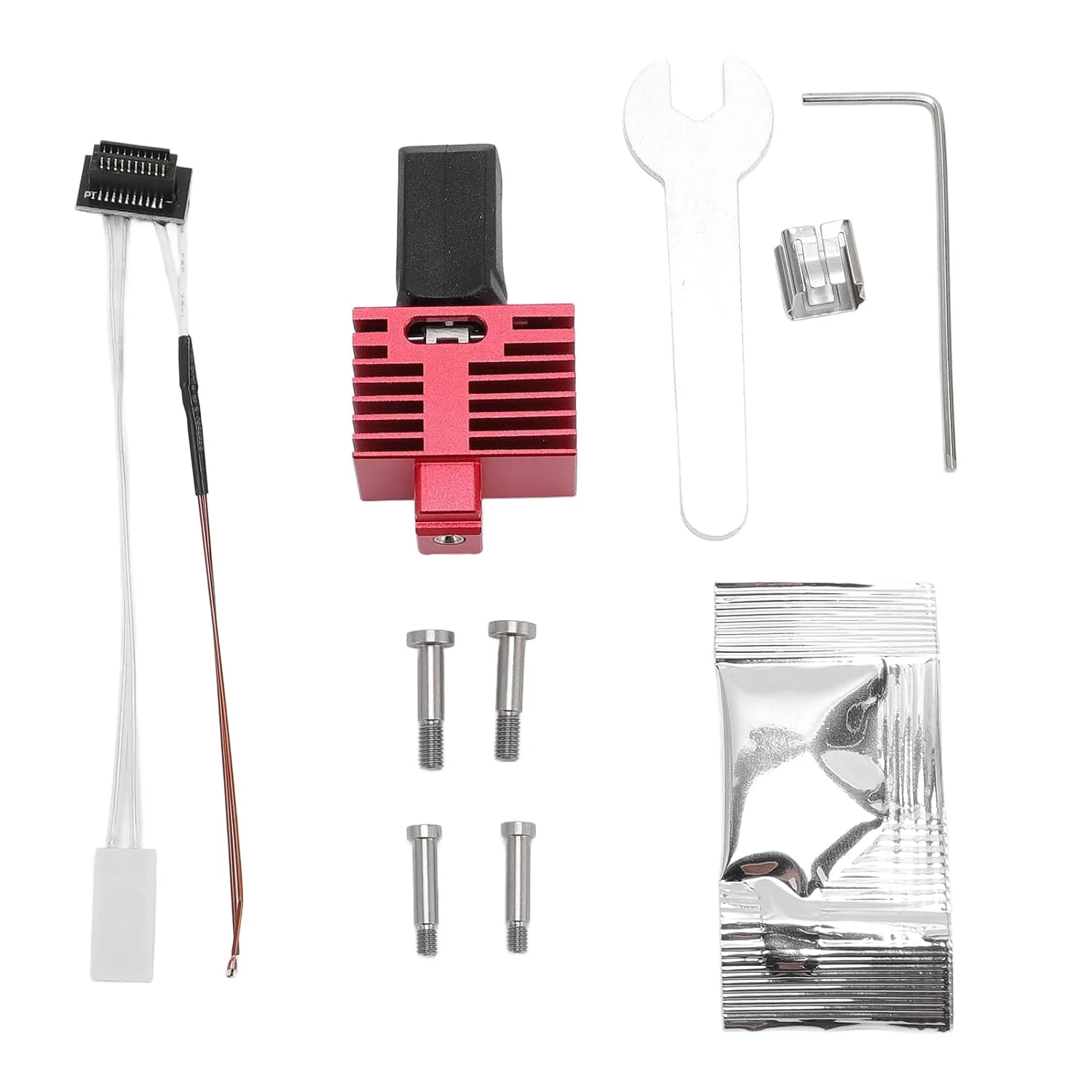 کیت نازل یکپارچه TZ4.0، کیت هات اند پرینتر سه بعدی 0.4 میلی متری، اکسترودر فولاد سخت شده برای P1S P1P X1 X1E