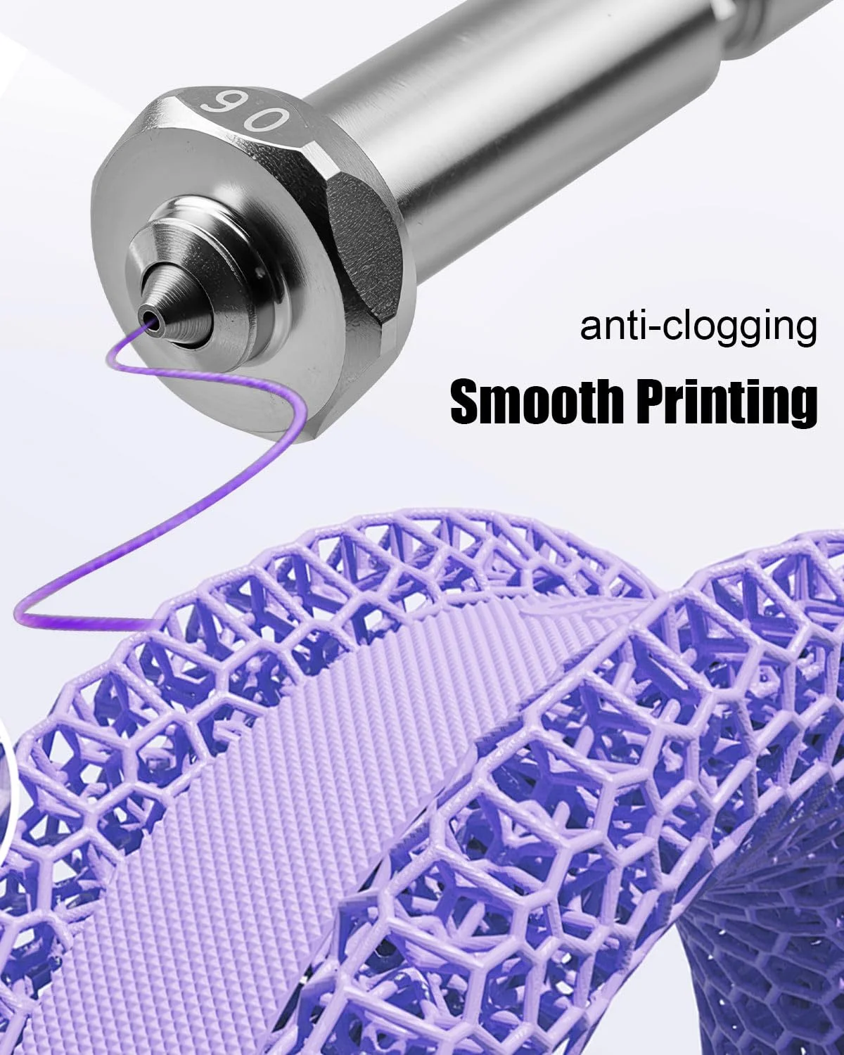 نازل های فولادی سخت کاری شده یکپارچه مناسب برای پرینتر سه بعدی Anycubic Kobra 3 Max Com FDM، نازل پرینتر 0.4mm 0.6mm 0.8mm، 3 عدد