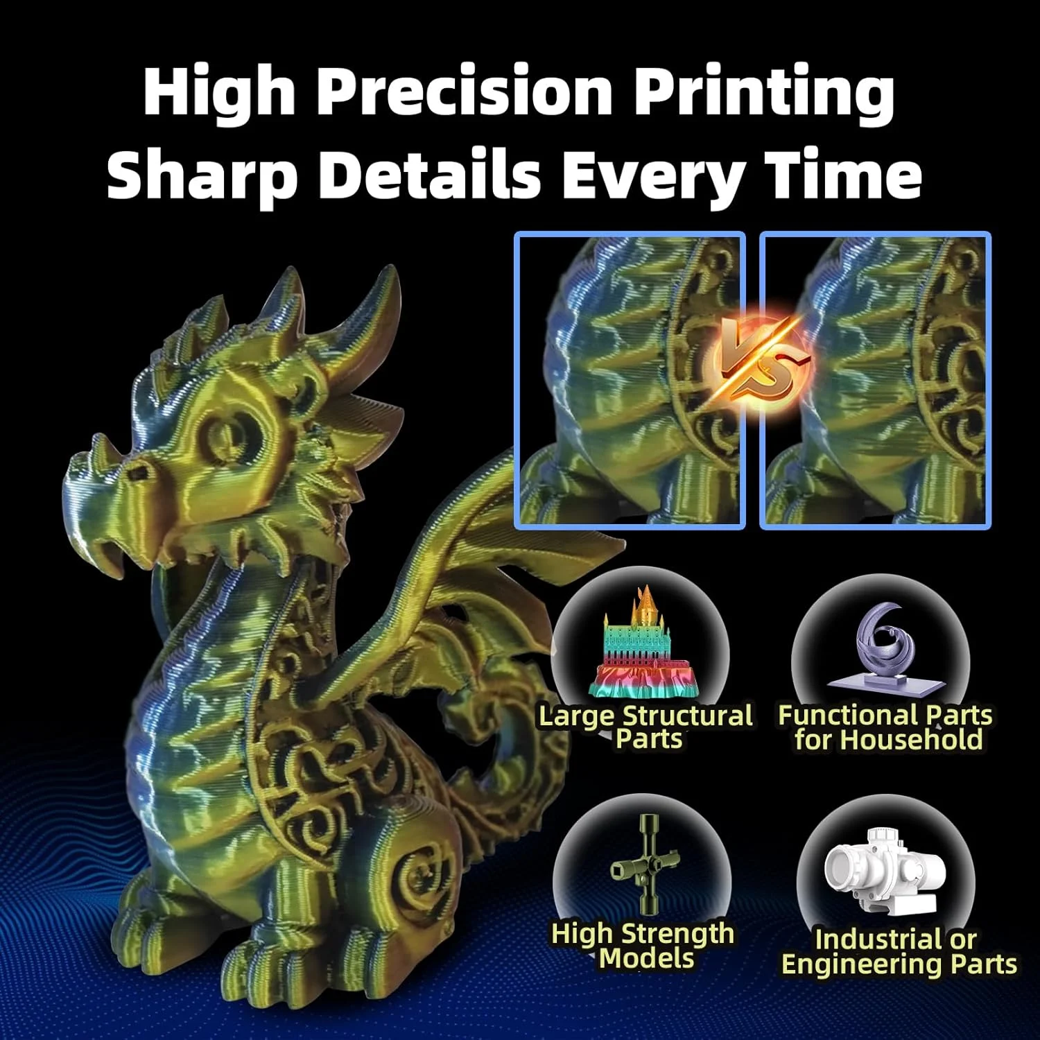 2 عدد کیت هات‌اند هد چاپ 0.6 میلی‌متری P2S H2S H2D، کیت هات‌اند اکسترودر با عملکرد بالا با نازل فولادی سخت‌شده قابل جابجایی برای پرینتر سه بعدی لیزری Bambu Lab P2S H2S/H2D/H2D Combo/A1/A1 Mini