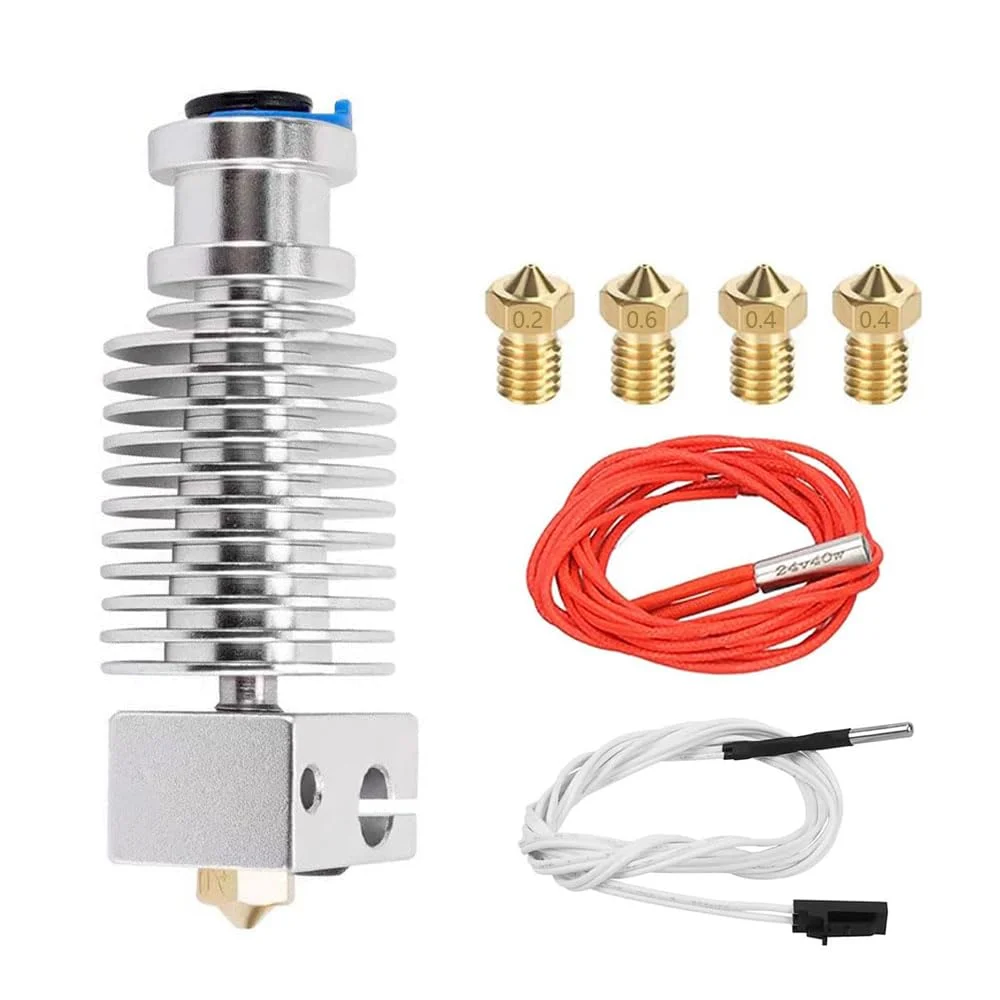 هات‌اند برای پرینتر سه بعدی پروسا آی 3 مدل MK3، هیت سینک، کیت اکسترودر به همراه نازل های 0.2، 0.4 و 0.6 میلی متری اضافه برای جایگزینی هات‌اند پرینتر سه بعدی پروسا آی 3 مدل MK3/Prusa I3 MK3S+