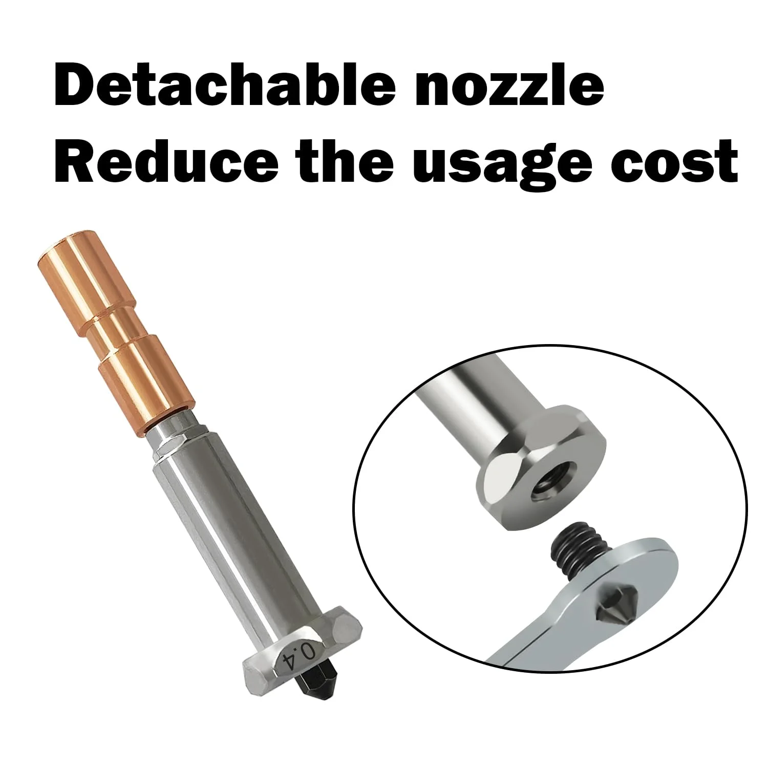 ست نازل استیل سخت کاری شده یکپارچه برای Kobra 3 Max Combo، تعویض سریع، جریان بالا، گلوگاه با سرعت بالا به همراه 2 عدد نازل جداشدنی 0.4 میلی متری و 3 عدد روکش سیلیکونی محافظ هد پرینت ست نازل استیل سخت کاری شده یکپارچه برای Kobra 3 Max Combo، تعویض سریع، جریان بالا، گلوگاه با سرعت بالا به همراه 2 عدد نازل جداشدنی 0.4 میلی متری و 3 عدد روکش سیلیکونی محافظ هد پرینت