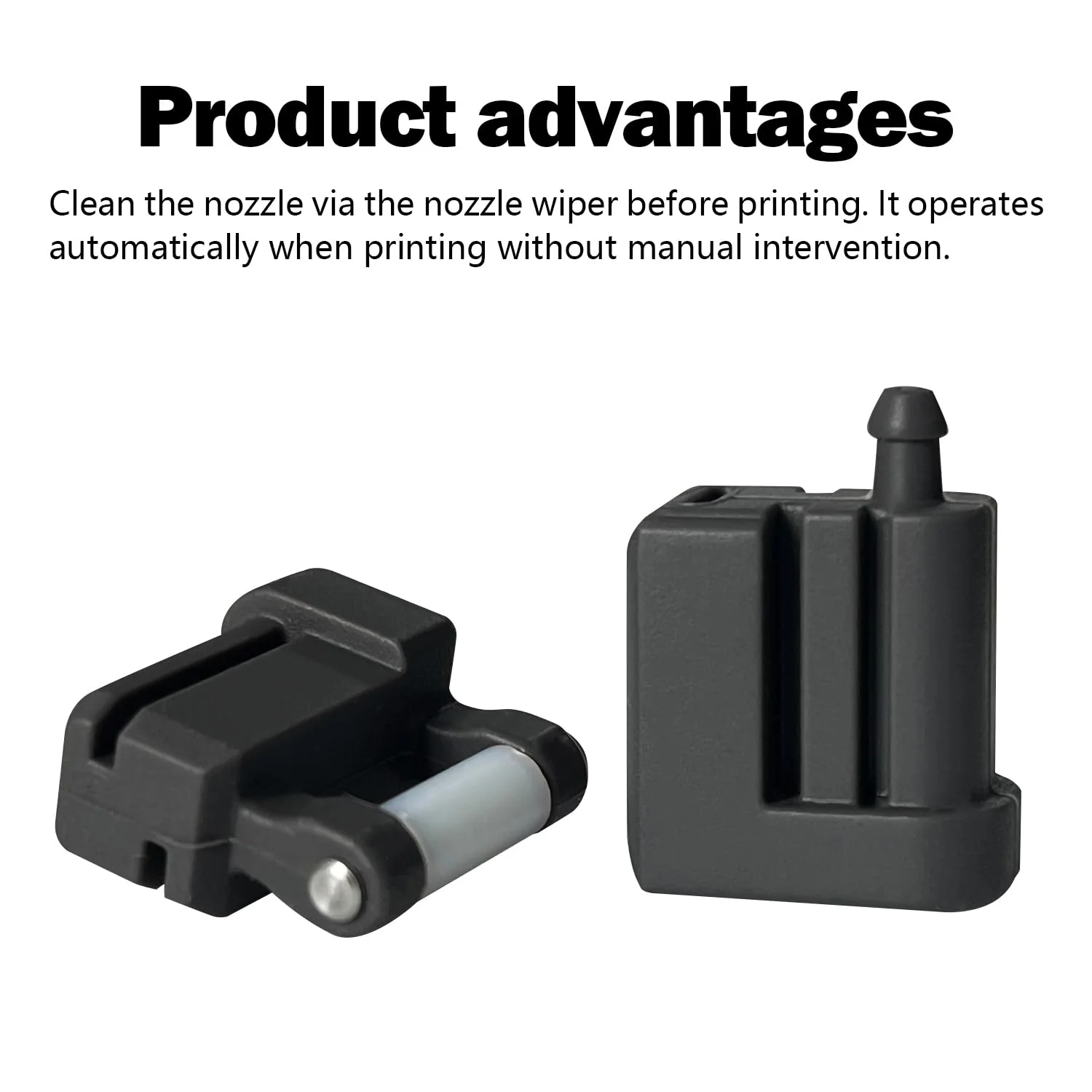 مجموعه 3 عددی برس نازل برای Kobra S1 Combo/Kobra S1 Max، ابزار تمیز کننده نازل، برس سیلیکونی، کیت تمیز کننده برس نصب شده روی صفحه حرارتی، جایگزینی برای لوازم جانبی پرینتر سه بعدی Anycubic