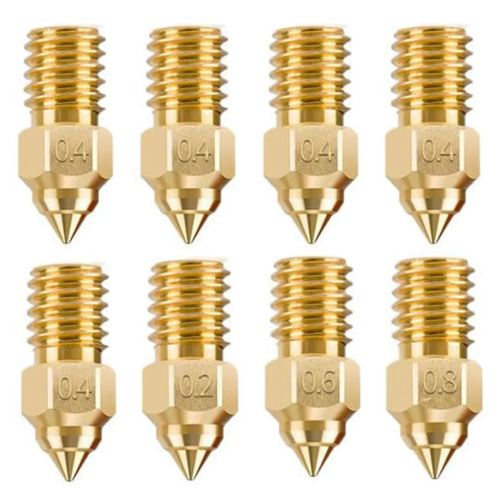 کیت نازل اکسترودر پرینتر سه بعدی Ender 5 S1 - شامل 5 عدد نازل برنجی 0.4 میلی متری + 1 عدد 0.2 میلی متری + 1 عدد 0.6 میلی متری + 1 عدد 0.8 میلی متری، مقاوم در برابر سایش برای Creality Ender 3 V3 SE/Ender 5 S1/Ender 7 کیت نازل اکسترودر پرینتر سه بعدی Ender 5 S1 - شامل 5 عدد نازل برنجی 0.4 میلی متری + 1 عدد 0.2 میلی متری + 1 عدد 0.6 میلی متری + 1 عدد 0.8 میلی متری، مقاوم در برابر سایش برای Creality Ender 3 V3 SE/Ender 5 S1/Ender 7