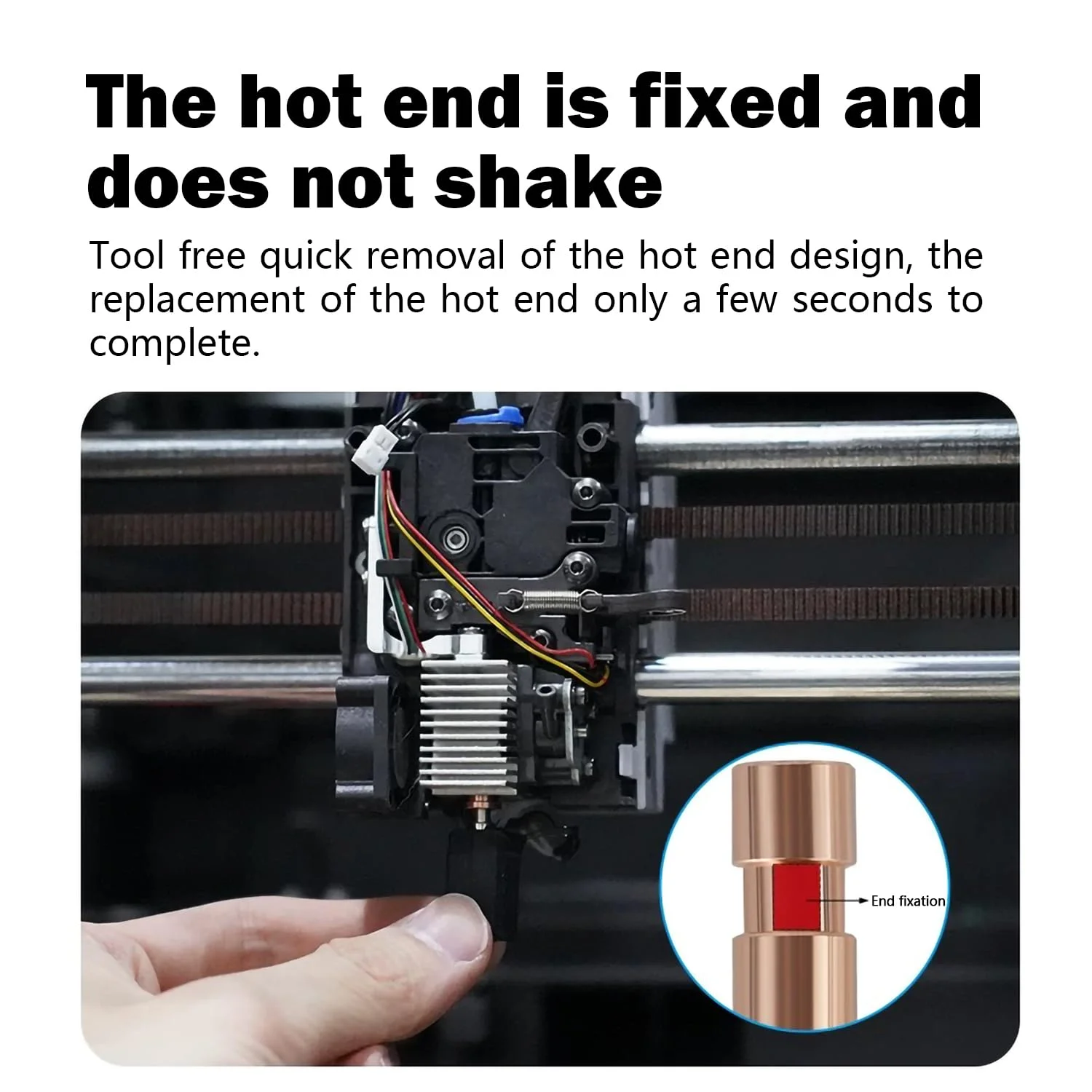 کیت اکسترودر هات‌اند سرامیکی ارتقا یافته Kobra S1 - هات‌اند/هد چاپگر سه بعدی Kobra S1 با نازل فولادی سخت شده 0.4 میلی‌متری، ترمیستور، کارتریج گرمکن، گلوگاه حرارتی