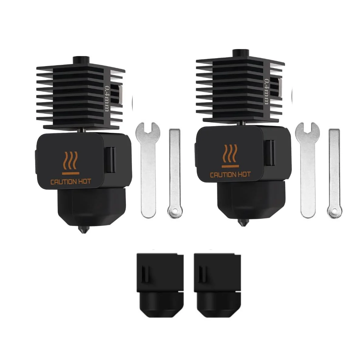 نازل هات اند مینی Bambu Lab A1، نازل 0.4 میلی متری با دقت بالا برای Bambu Lab A1، قطعات پرینتر سه بعدی Bambu Lab A1، لوازم جانبی پرینتر سه بعدی Bambu Lab - 2 عدد