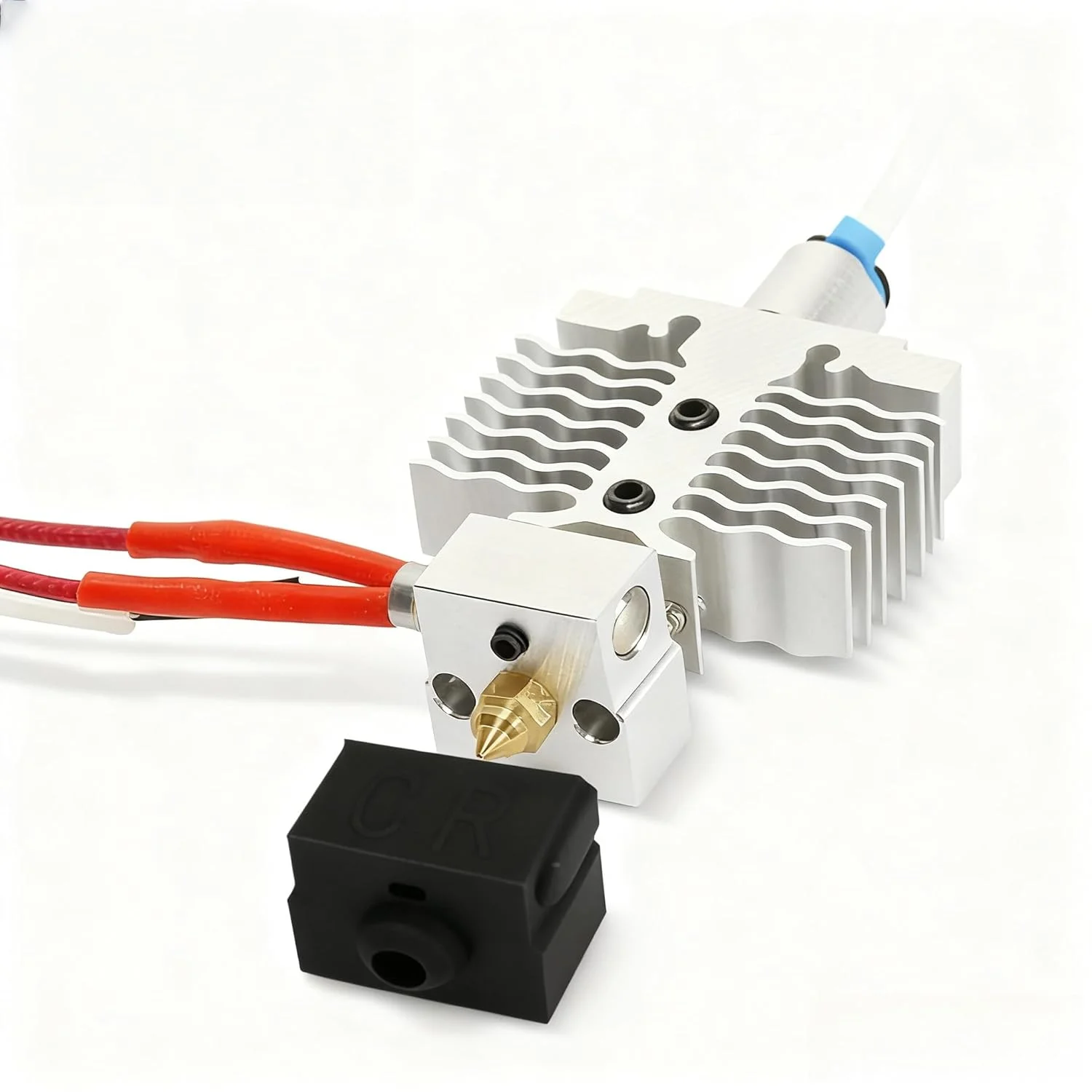 کیت هات اند برای Ender 3 Neo، Ender 3 V2 Neo، Ender 3 Max Neo - مجموعه هات اند تمام فلزی با تیوب، کارتریج گرمکن، ترمیستور و نازل برنجی 0.4 میلی متری، بلوک حرارتی، روکش سیلیکونی