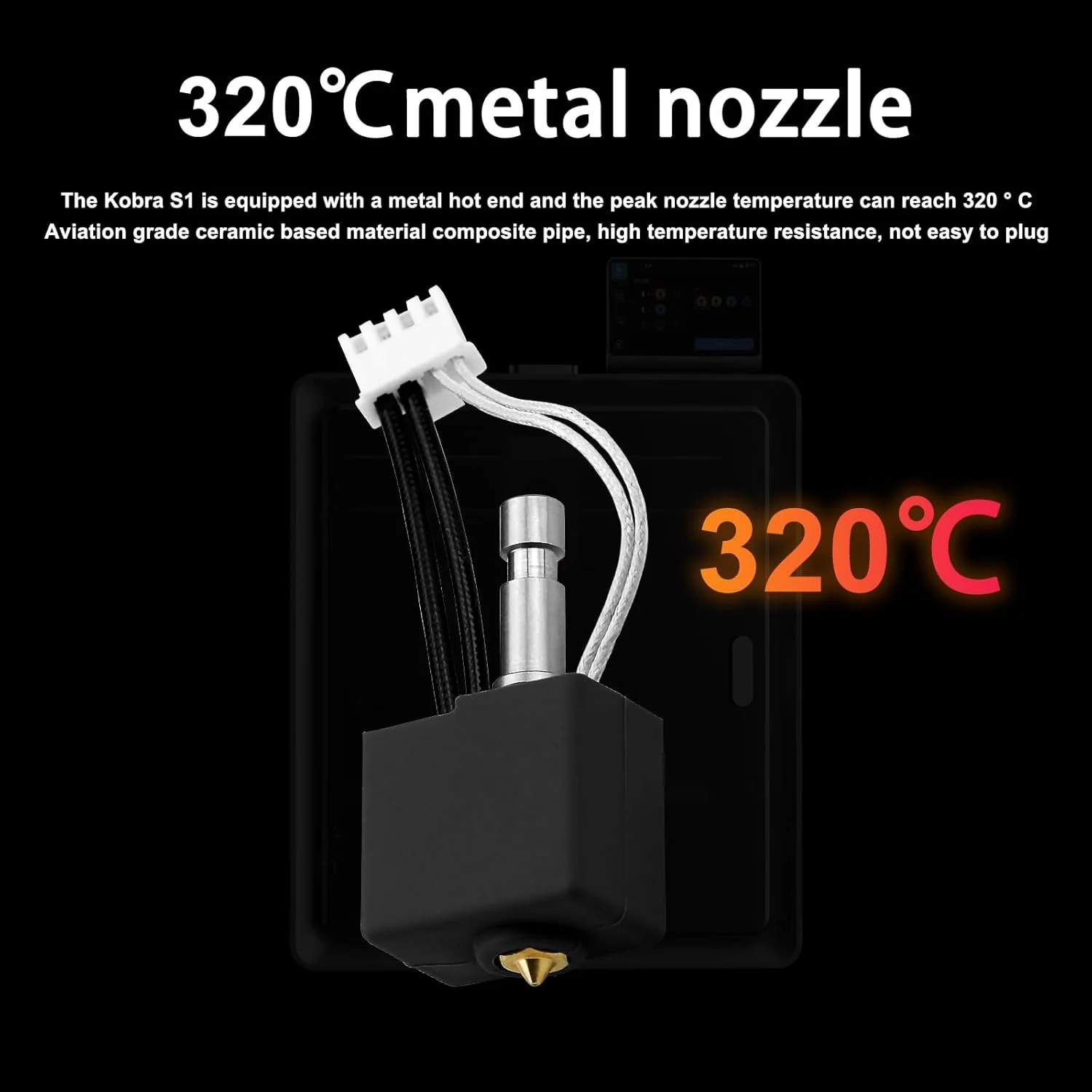 مجموعه ۳ عددی نازل برنجی برای Anycubic Kobra S1 Combo، شامل نازل های ۰.۲mm، ۰.۴mm و ۰.۶mm، کیت اکسترودر، بلوک گرم کننده، میله گرمایشی و ترمیستور برای Anycubic Kobra S1/Kobra S1 Combo