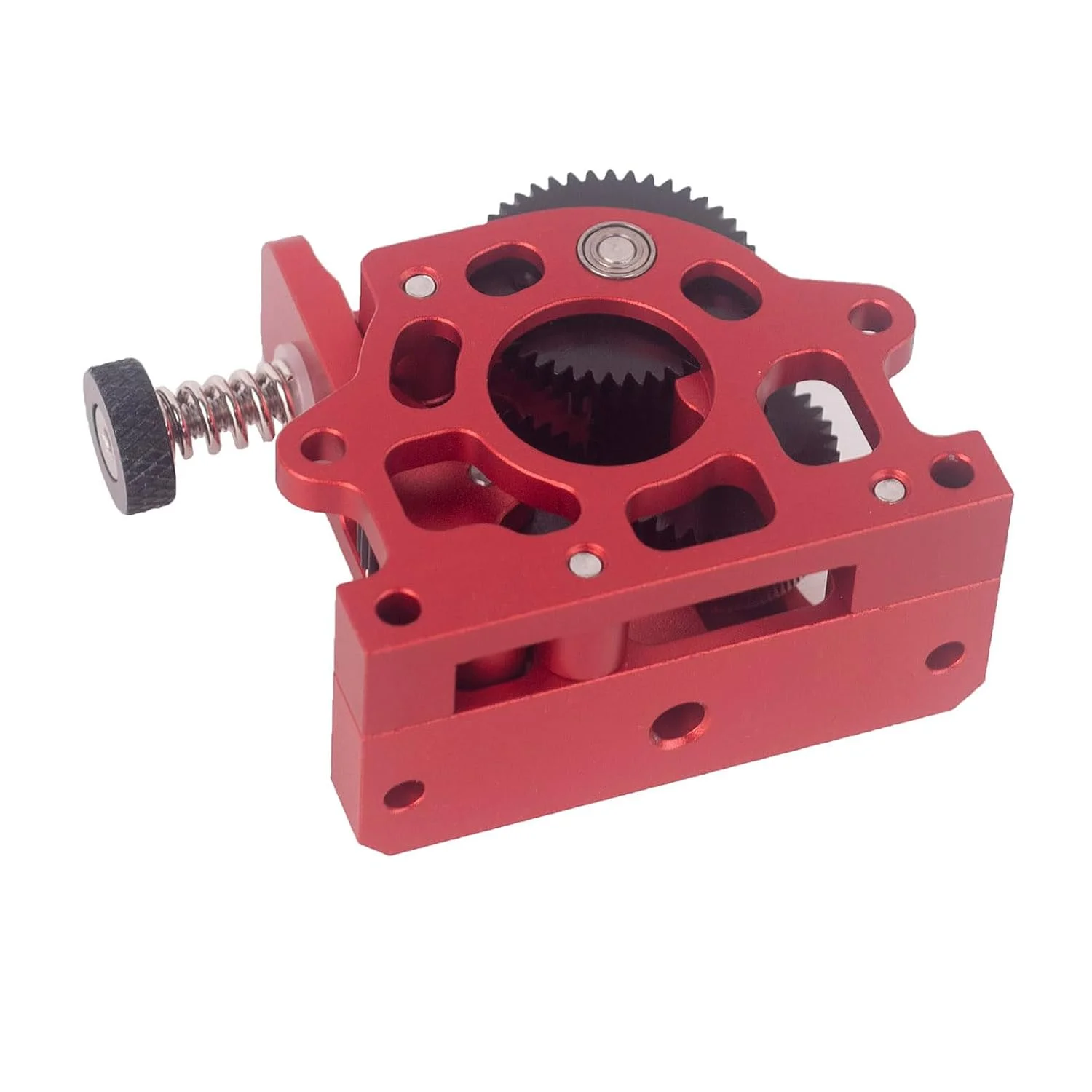 اکسترودر پرینتر سه بعدی HGX LITE، نسبت دنده 9.5:1، نیروی اکستروژن 60N، پوسته آلیاژ آلومینیوم، سازگار با Ender 3، CR 10، CR6، VORO، برای علاقه مندان به پرینت سه بعدی (قرمز)