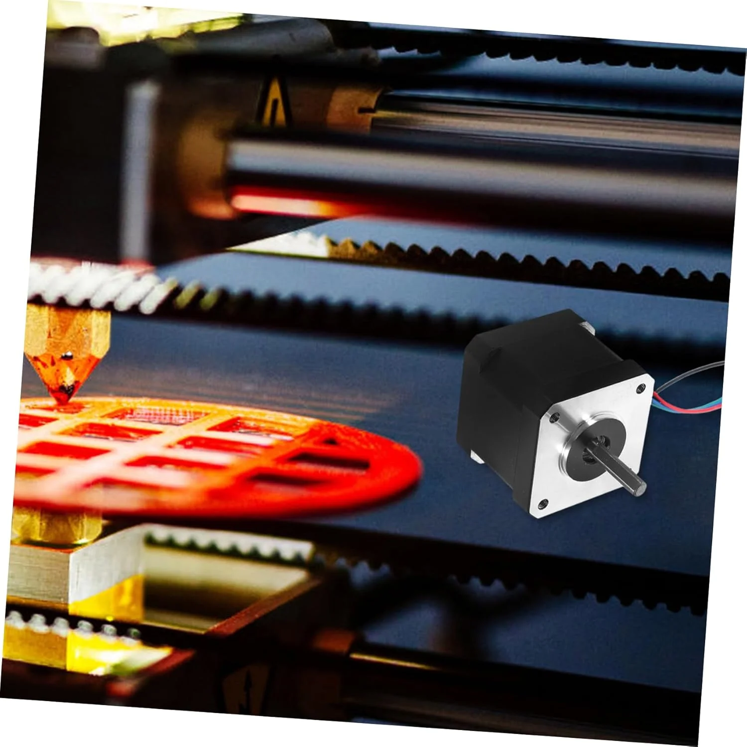 موتور پله‌ای دو قطبی Healifty 92Oz با گشتاور بالا برای اکسترودر چاپگر CNC جمع و جور