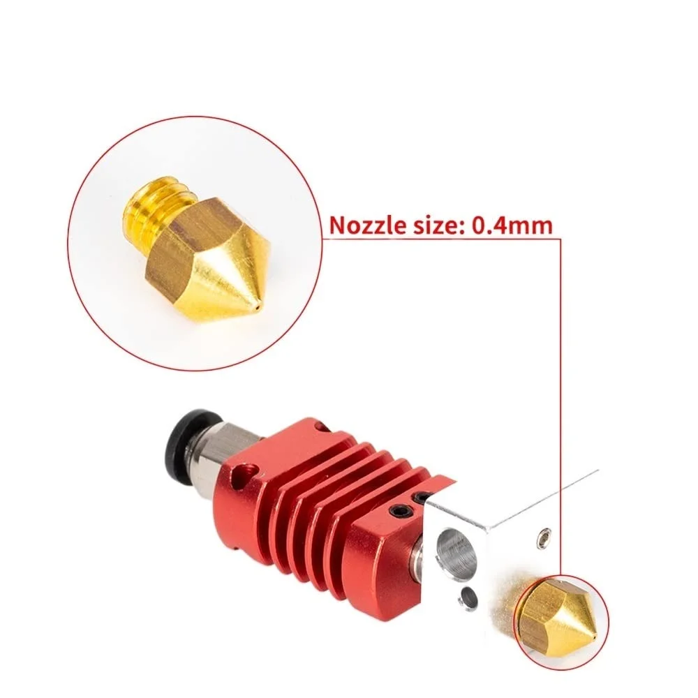 کابل بخاری MK10 24V 50W ترمیستور 100K پرینتر سه بعدی J-Head Hotend برای اکسترودر فیلامنت 1.75 میلی متری نازل 0.4 میلی متری