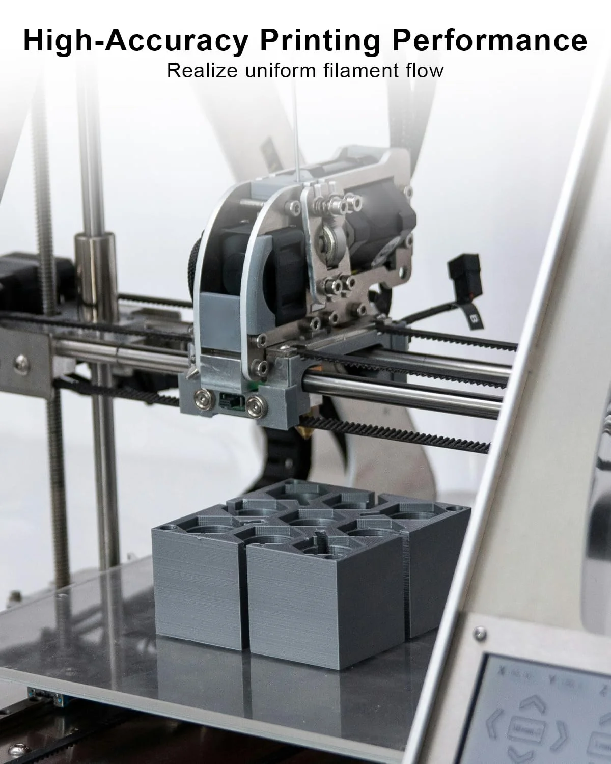 ست ۳ عددی اکسترودر هد چاپ سخت کاری شده ۲۰۰K استیل ضد زنگ مناسب برای پرینتر سه بعدی Anycubic Kobra S1/Combo/ACE Pro FDM با نازل های ۰.۲، ۰.۴ و ۰.۶ میلی متر، شامل بلوک حرارتی، میله حرارتی و ترمیستور