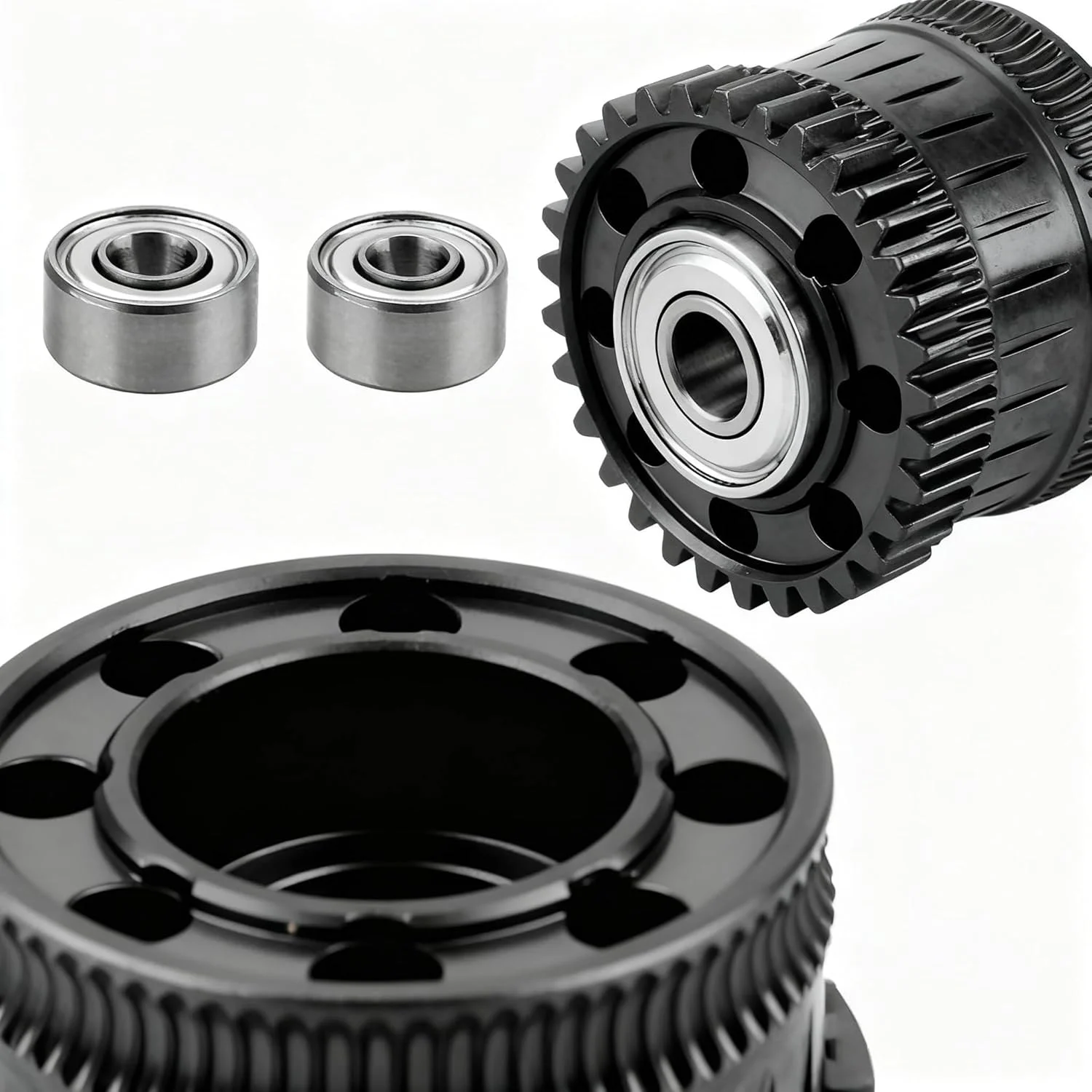 کیت چرخ دنده اکسترودر تمام فلزی K2 Plus با روکش نانو فولاد سخت شده - دوام و دقت بیشتر برای پرینترهای سه بعدی K2 Plus