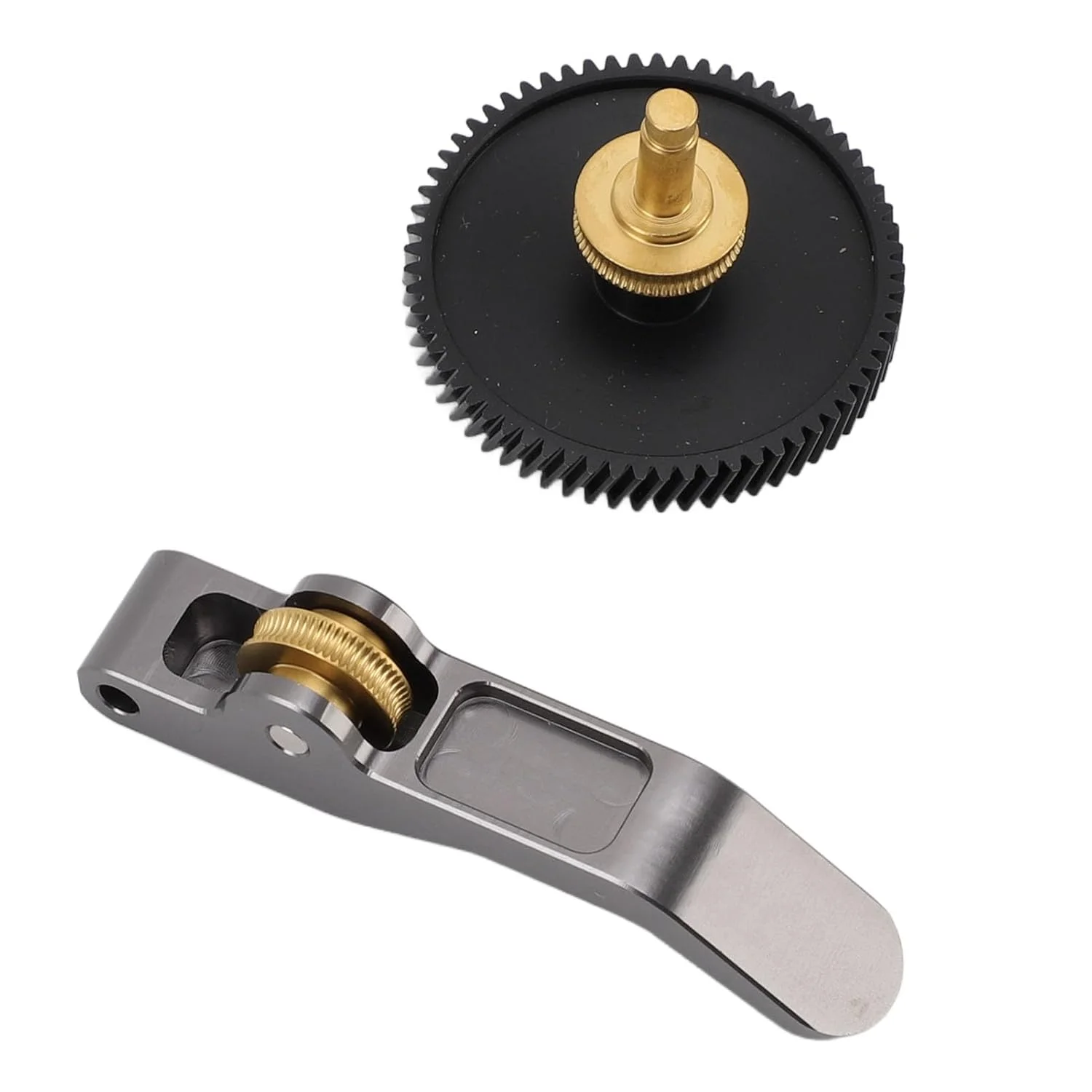 مجموعه چرخ دنده اکسترودر پرینتر سه بعدی فولاد سخت شده با دسته آلیاژ آلومینیوم مدل A1 A1 Mini طلایی