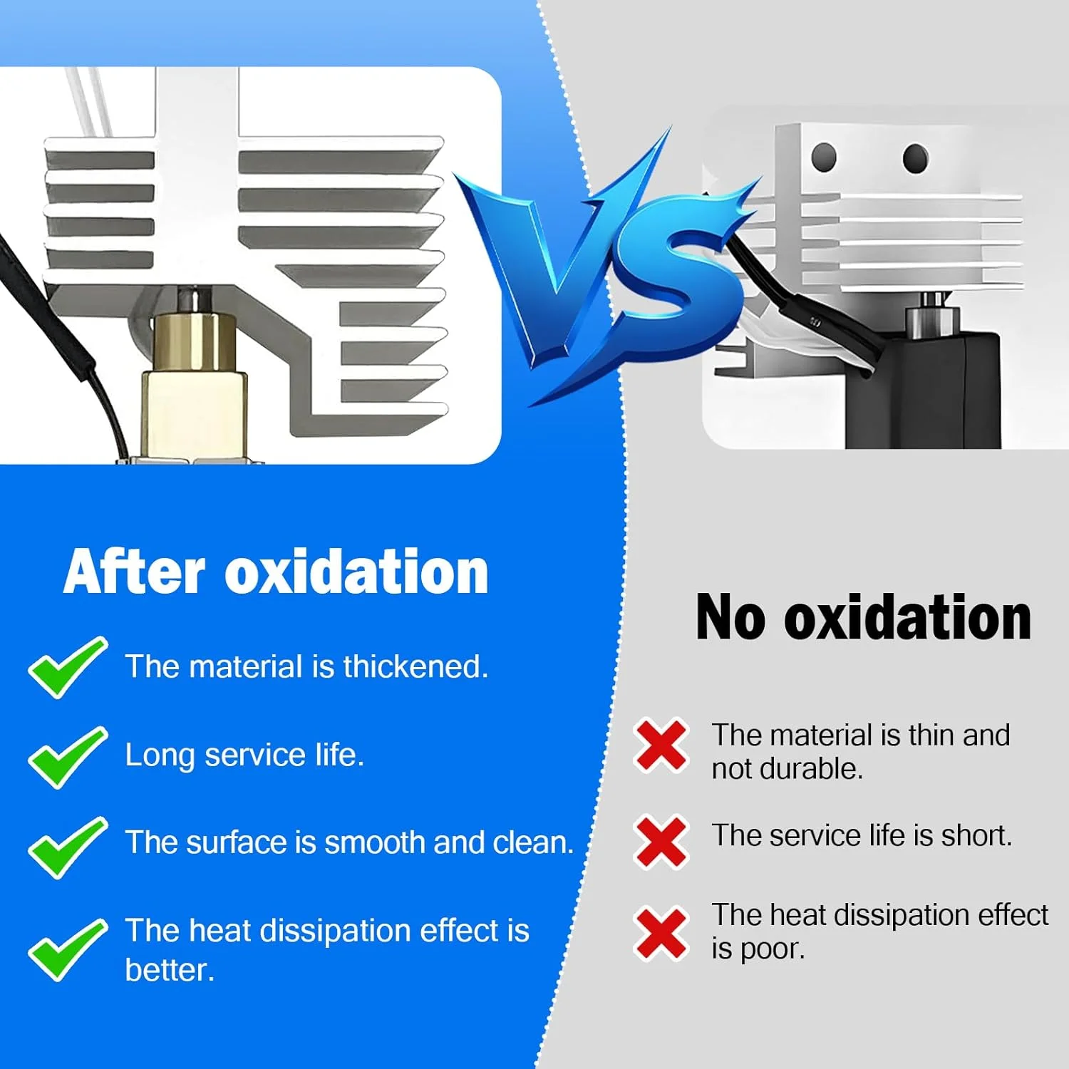 یک ست هات‌اند سرامیکی فولاد سخت شده 0.4 میلی‌متری برای هات‌اند کربنی Centauri، اکسترودر سرامیکی ارتقا یافته، جایگزینی پرینتر سه بعدی با 3 جوراب سیلیکونی اضافی و 2 برس نازل