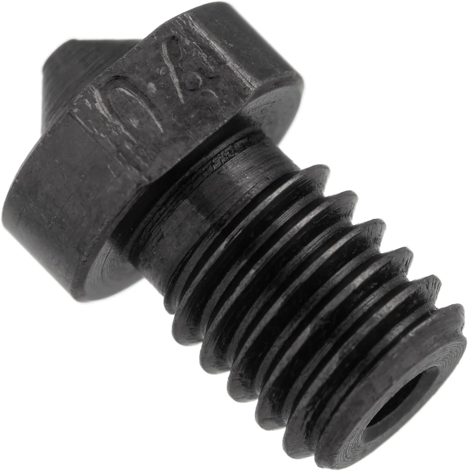 ۵ عدد نازل فولادی سخت کاری شده ۰.۴ میلی متری پرینتر سه بعدی V6 - سایز فیلامنت ۱.۷۵ میلی متر و رزوه M6 (۶ میلی متر) - مجموعه قطعات یدکی اکسترودر هات اند، مقاوم در برابر سایش و دما