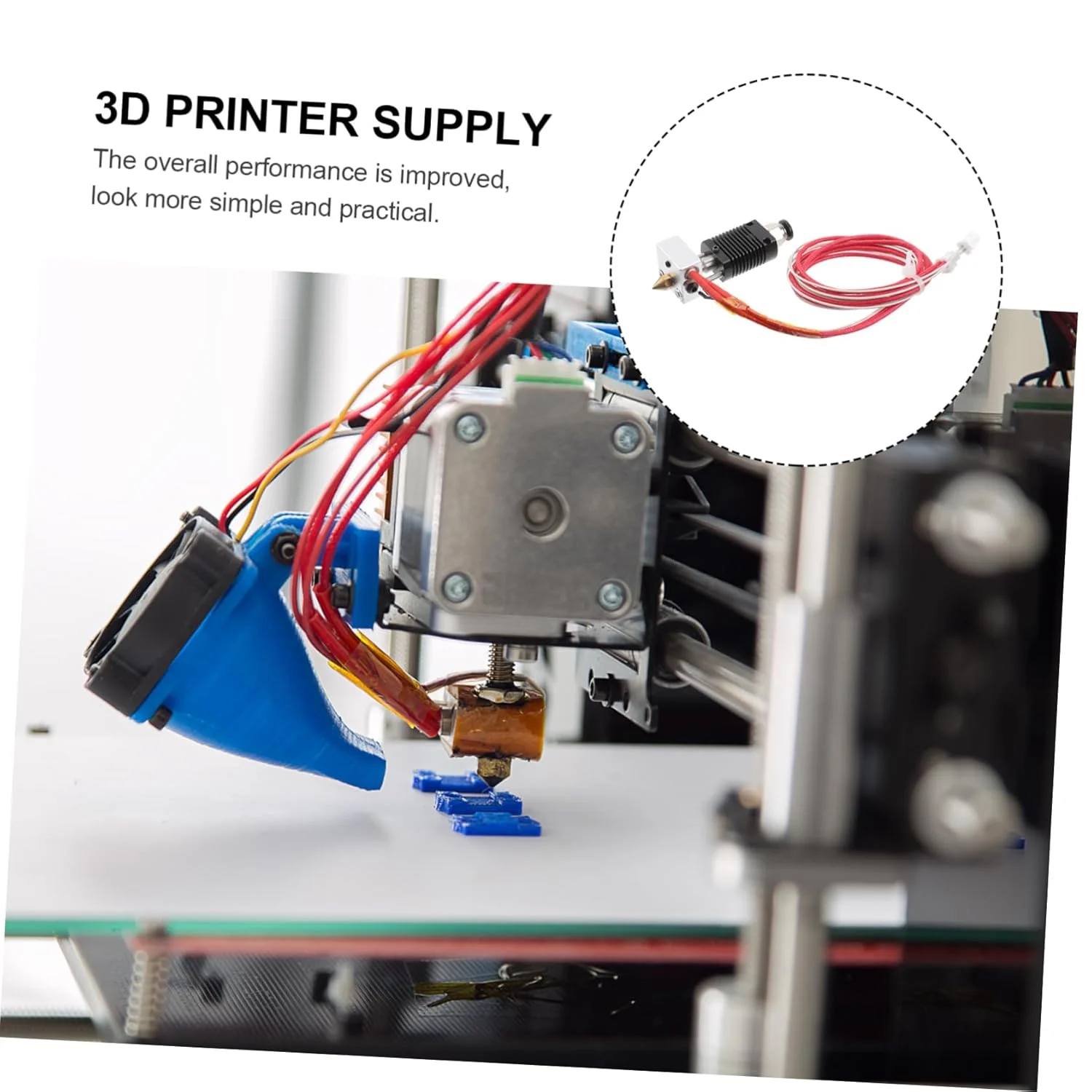 کیت هات‌اند پرینتر GLEAVI مقاوم در برابر دمای بالا، لوازم جانبی اکسترودر با طراحی سازگار با Anet، عملکرد حرارتی و پایداری بهبود یافته