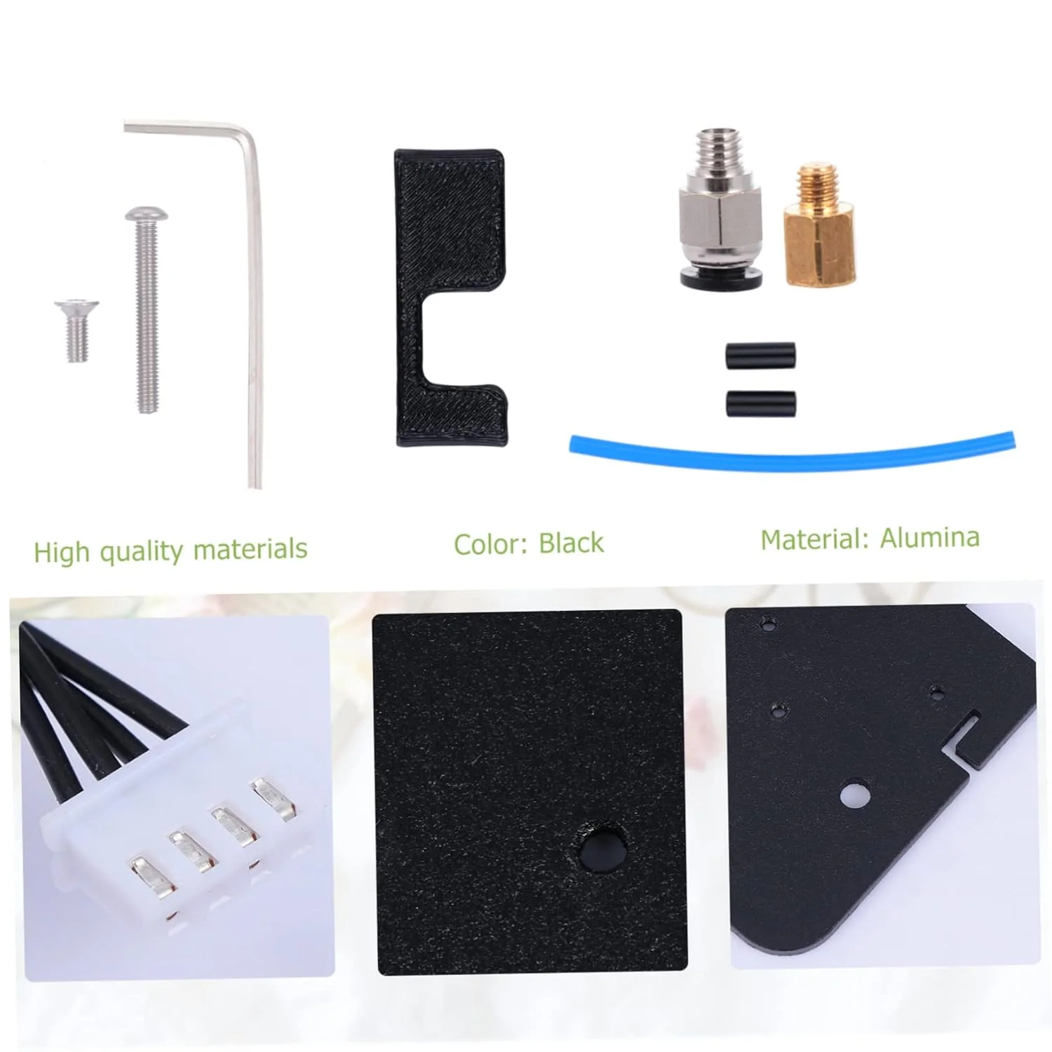 کیت تبدیل اکسترودر پرینتر حرفه ای GLEAVI شامل 3 قطعه، صفحه پوشش پروفیل آنودایز شده برای ارتقاء Ender، نصب آسان، سازگار با راهنماهای خطی شکاف دار