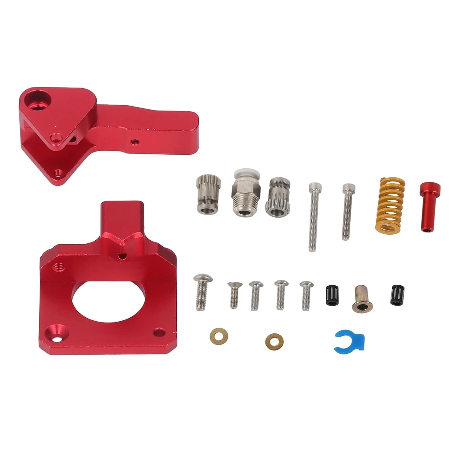 اکسترودر دنده دوبل آلیاژ آلومینیوم پرینتر سه بعدی CR10 CR10S Pro Ender 3 Ender 5 قرمز