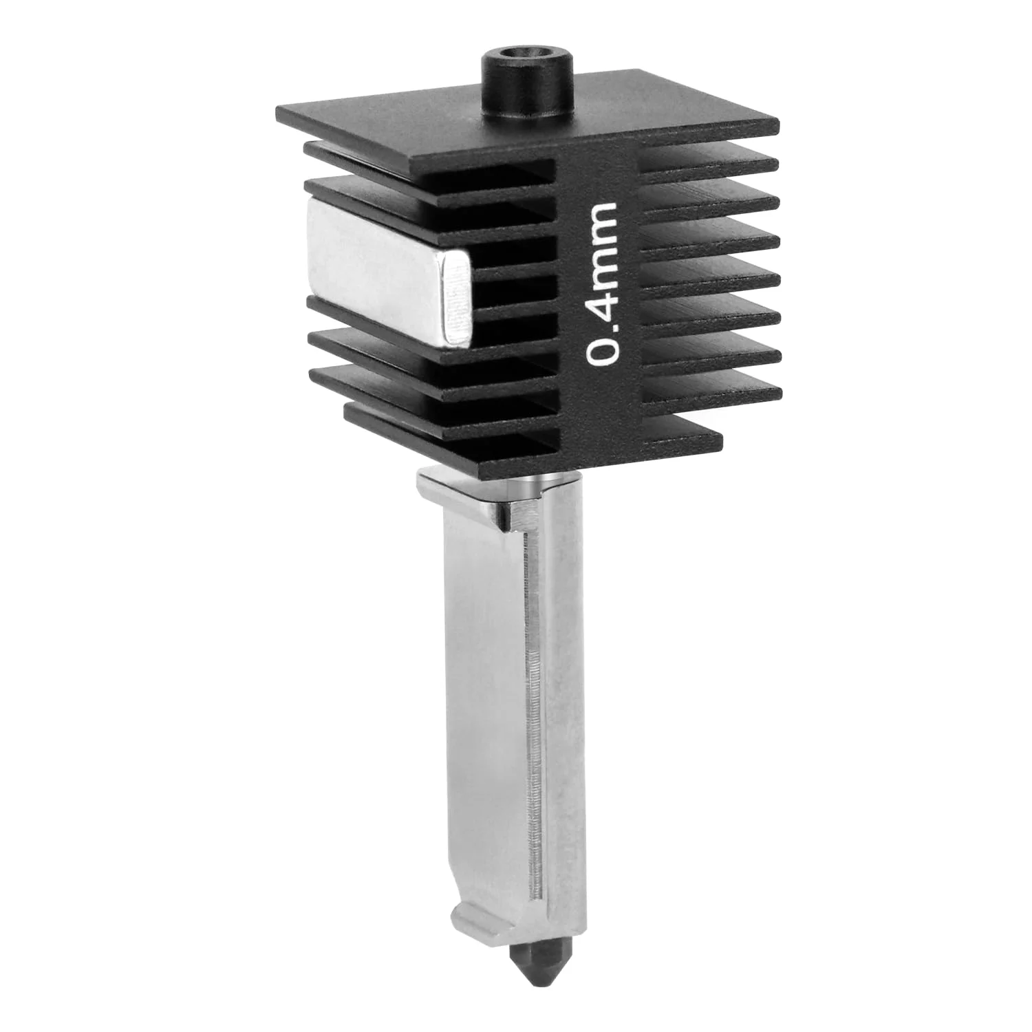 کیت اکستروژن هد V3.0 Speed Hot End A1 Mini با نازل فولاد سخت شده 0.4 میلی‌متری، بلوک حرارتی برنجی با روکش کروم، جوراب سیلیکونی و ساختار یکپارچه، مخصوص پرینترهای سه بعدی Bambu Lab A1/A1 Min