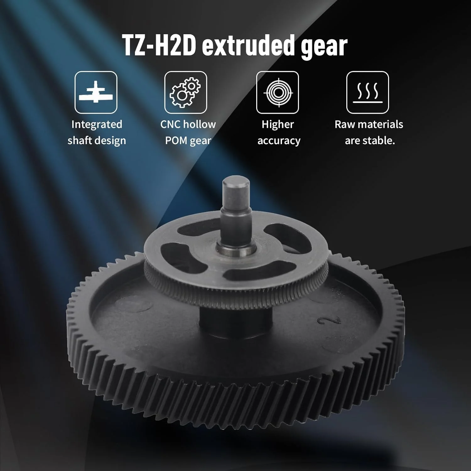 ارتقاء چرخدنده اکسترودر H2D، چرخدنده اکسترودر فولادی سختشده برای Bambu H2D با طراحی شفت یکپارچه چرخدنده مارپیچ، کیت چرخدنده اکسترودر POM برای پرینتر سه بعدی H2D و H2D Combo ارتقاء چرخدنده اکسترودر H2D، چرخدنده اکسترودر فولادی سختشده برای Bambu H2D با طراحی شفت یکپارچه چرخدنده مارپیچ، کیت چرخدنده اکسترودر POM برای پرینتر سه بعدی H2D و H2D Combo