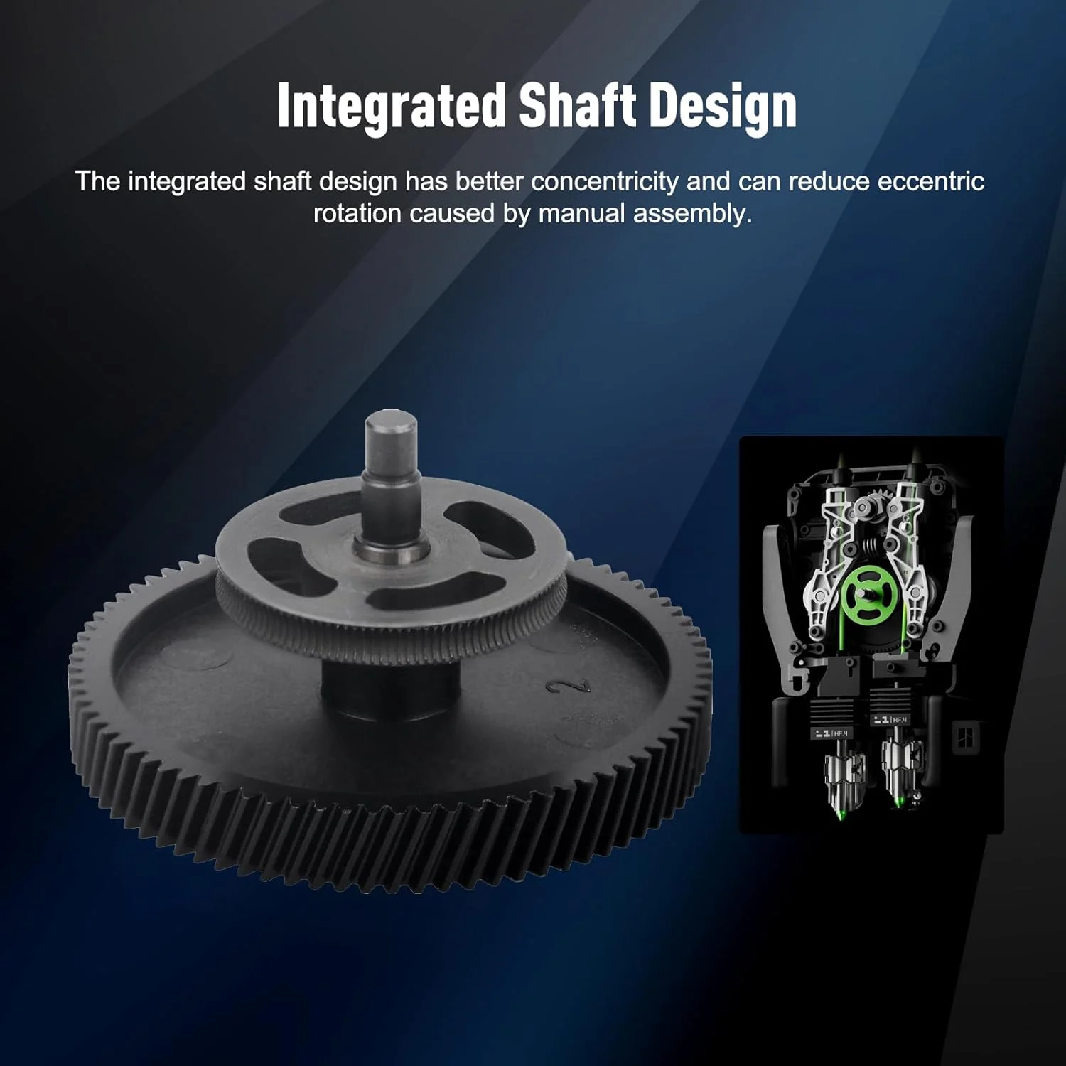 ارتقاء چرخدنده اکسترودر H2D، چرخدنده اکسترودر فولادی سختشده برای Bambu H2D با طراحی شفت یکپارچه چرخدنده مارپیچ، کیت چرخدنده اکسترودر POM برای پرینتر سه بعدی H2D و H2D Combo ارتقاء چرخدنده اکسترودر H2D، چرخدنده اکسترودر فولادی سختشده برای Bambu H2D با طراحی شفت یکپارچه چرخدنده مارپیچ، کیت چرخدنده اکسترودر POM برای پرینتر سه بعدی H2D و H2D Combo