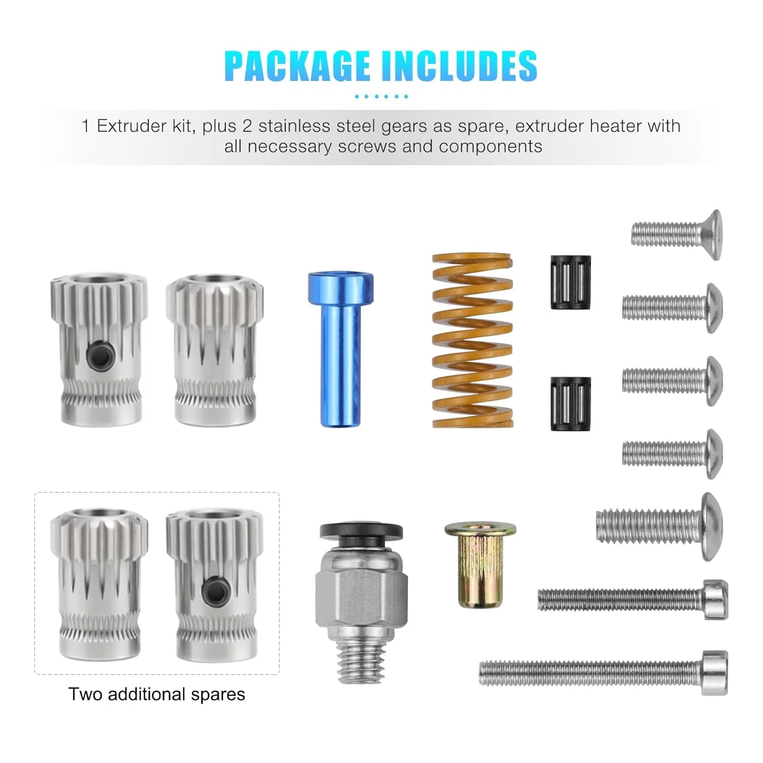 اکسترودر دنده دوبل Haldis 3D، اکسترودر Bowden بلوک آلیاژ آلومینیومی ارتقا یافته 1.75 میلی متری برای Creality Ender 3 Cr10 Cr-10 Pro Cr-10s Tornado اکسترودر دنده دوبل Haldis 3D، اکسترودر Bowden بلوک آلیاژ آلومینیومی ارتقا یافته 1.75 میلی متری برای Creality Ender 3 Cr10 Cr-10 Pro Cr-10s Tornado