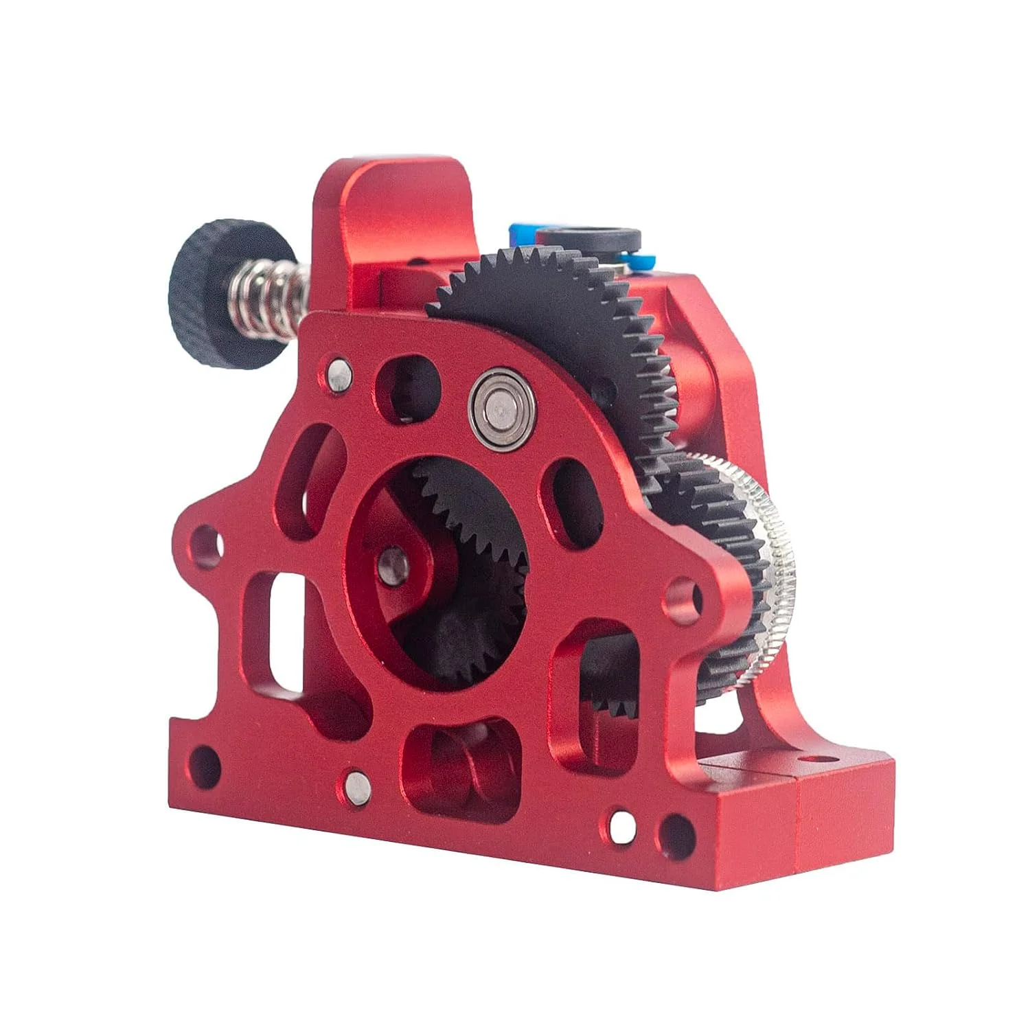 اکسترودر، ارتقاء اکسترودر قطعات پرینتر سه بعدی فیدر فلزی برای فیلامنت های 1.75 میلی متری PLA، ABS، PETG، TPU، PP، PC، نایلون، PEEK، PEI (قرمز)