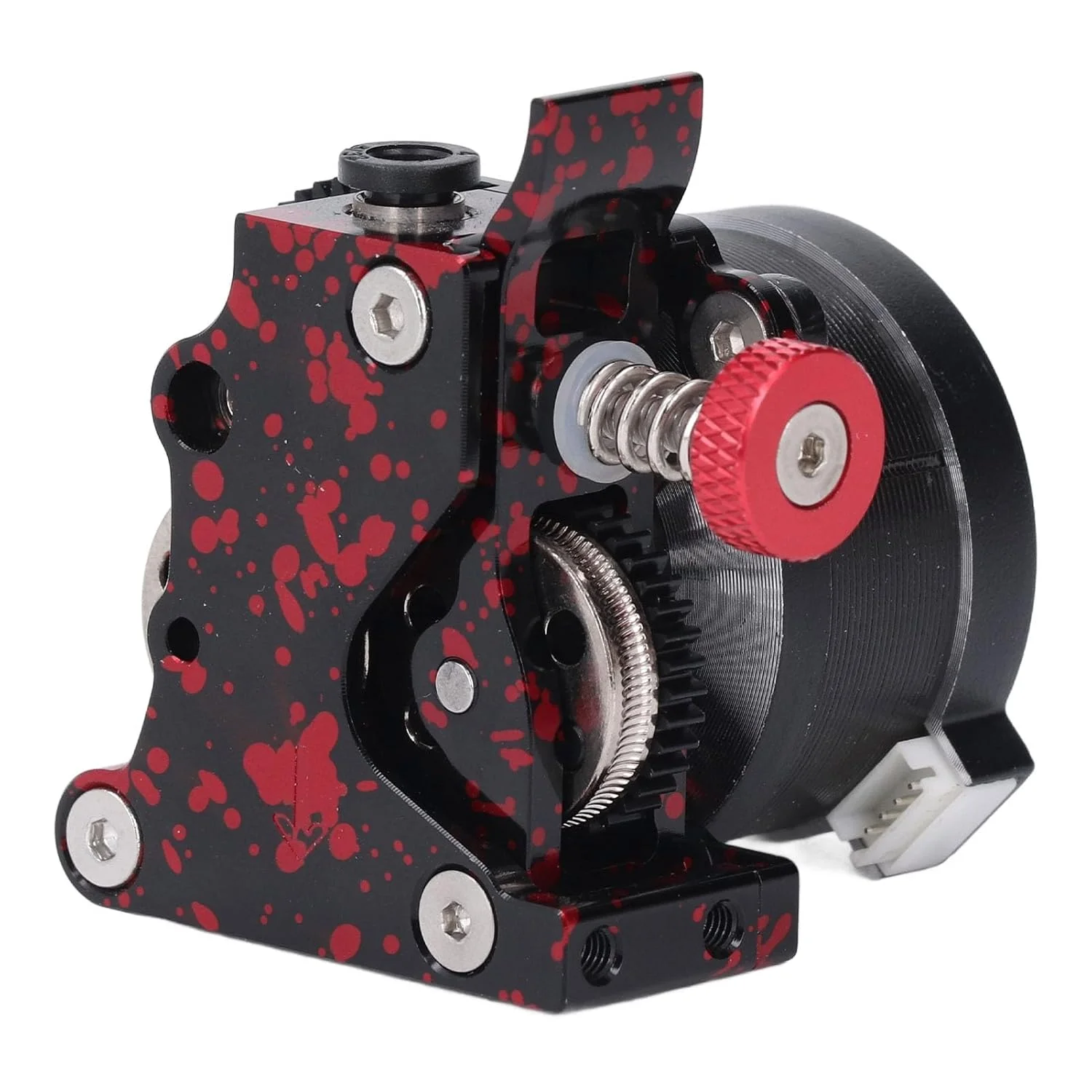 اکسترودر دنده دوبل برای پرینتر سه بعدی Ender 3 V2 Cr10 با دنده فولادی سخت کاری شده 36 میلی متری و موتور پله ای پرسرعت و فیلامنت 1.75 میلی متری