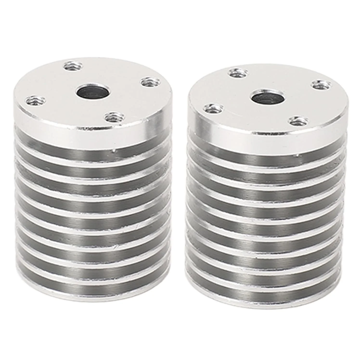 2 عدد هیت سینک اکسترودر V6، هیت سینک ماشینکاری CNC، هیت سینک آلومینیومی برای پرینتر سه بعدی 0.1 0.2