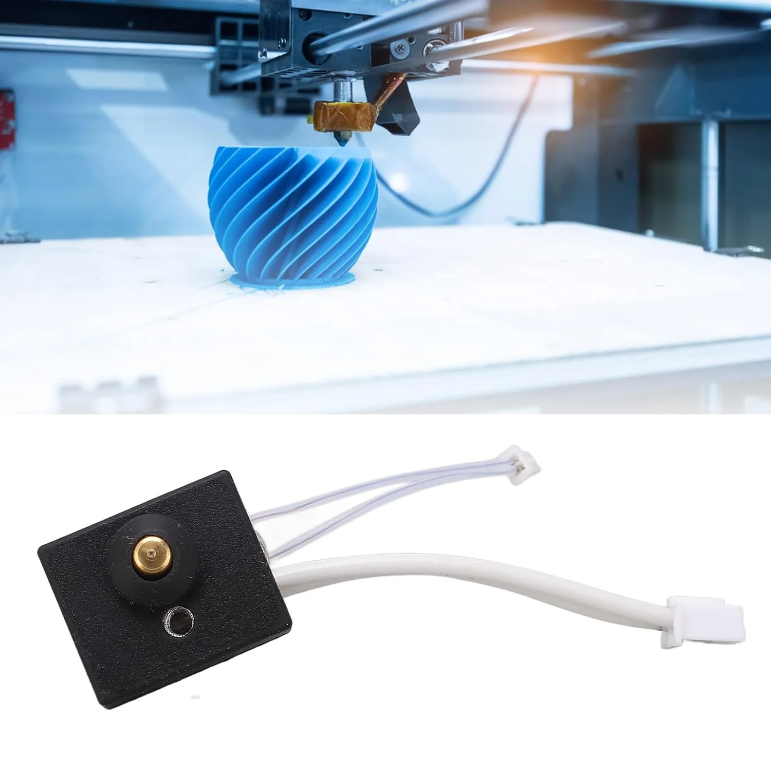 کیت بلوک گرمکن اکسترودر برای پرینتر سه بعدی Ender 3 S1 - کیت ارتقاء آلیاژ آلومینیوم 260 درجه سانتیگراد با ترمیستور و نازل