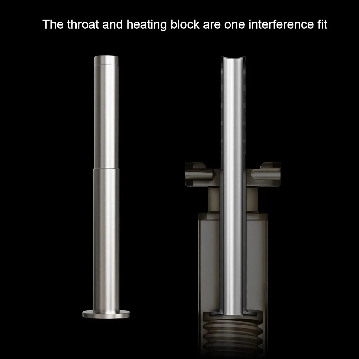 کیت هات‌اند پرینتر سه بعدی، اکسترودر فولاد سخت شده با دمای بالا، قطعات هات‌اند برای پرینترهای سه بعدی سری X1 P1 با عایق صاف تمام فلزی و مواد قابل اعتماد