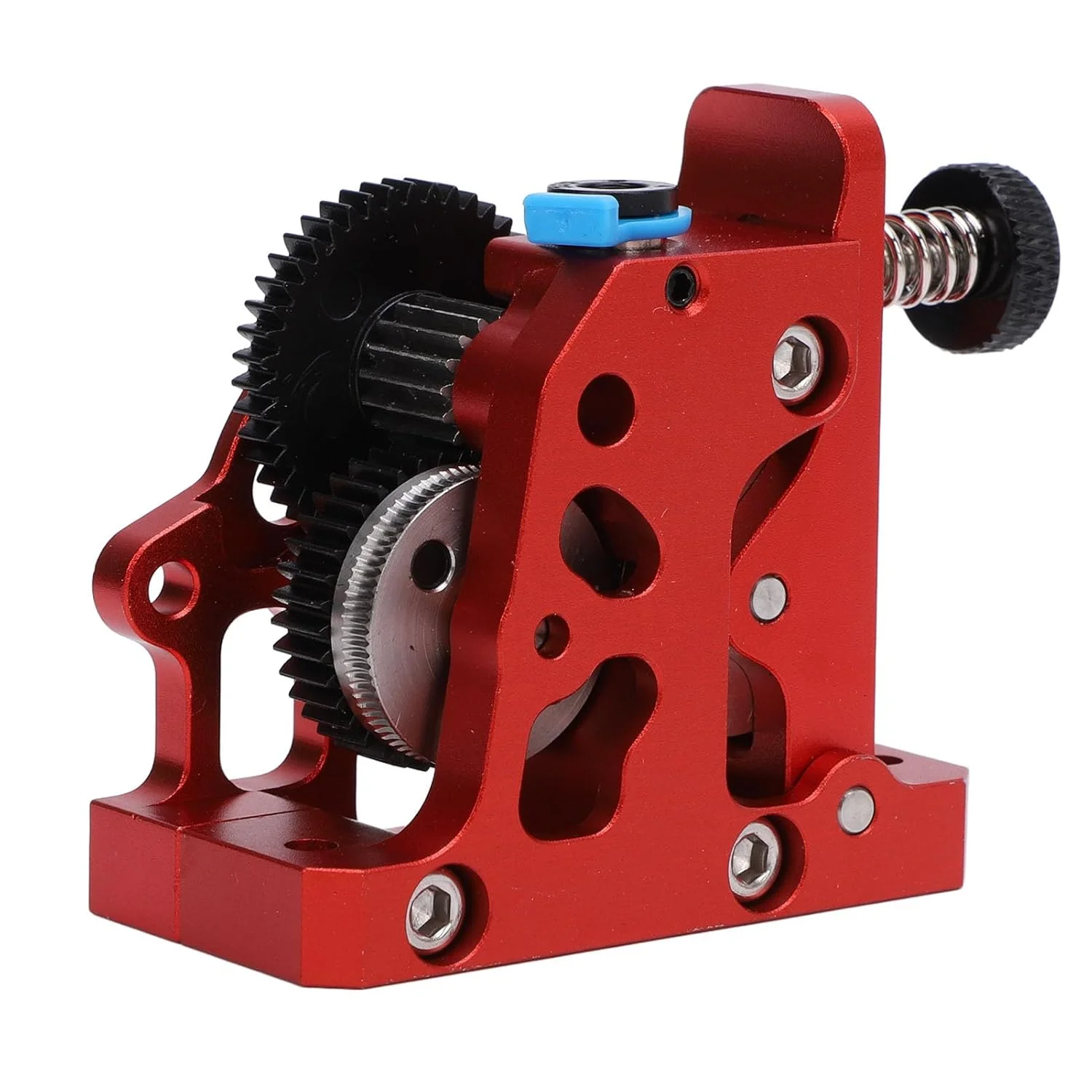 کیت اکسترودر HGX، دنده کاهنده فولادی سخت شده هات‌اند تمام فلزی HGX اکسترودر برای CR10، Ender 3، CR6، پرینتر سه بعدی، نیروی محرکه برتر (قرمز)