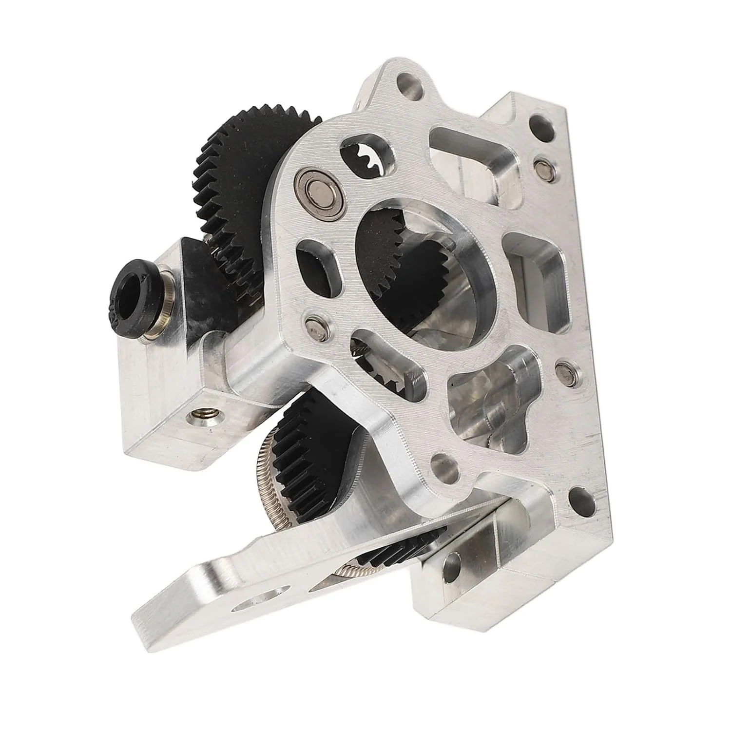 اکسترودر دنده ای فولادی سخت کاری شده چاپگر سه بعدی، قطعات جایگزین اکسترودر با عملکرد بالا CR10 CR10S Ender 2 3 5 (نقره ای)