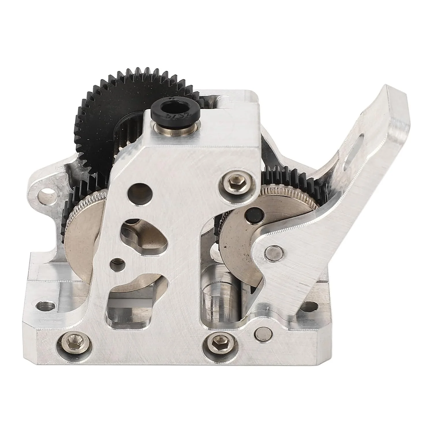 اکسترودر دنده ای فولادی سخت کاری شده چاپگر سه بعدی، قطعات جایگزین اکسترودر با عملکرد بالا CR10 CR10S Ender 2 3 5 (نقره ای)