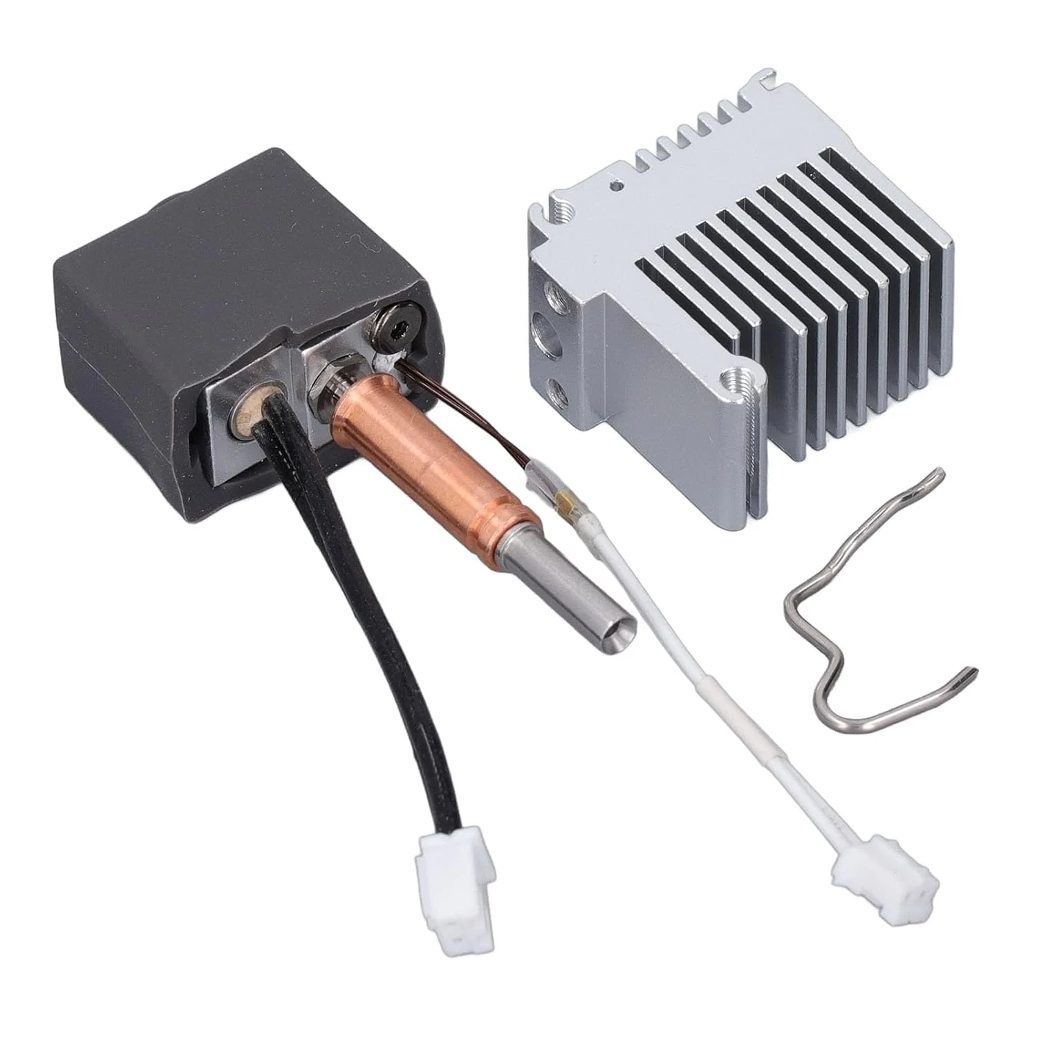 کیت اکسترودر هد چاپ داغ برای پرینتر سه بعدی کوبرا 3، نازل فولادی سخت کاری شده، گلوگاه آلیاژ تیتانیوم، چاپ با سرعت بالا، نصب ساده، سازگار با مواد PLA ABS PETG