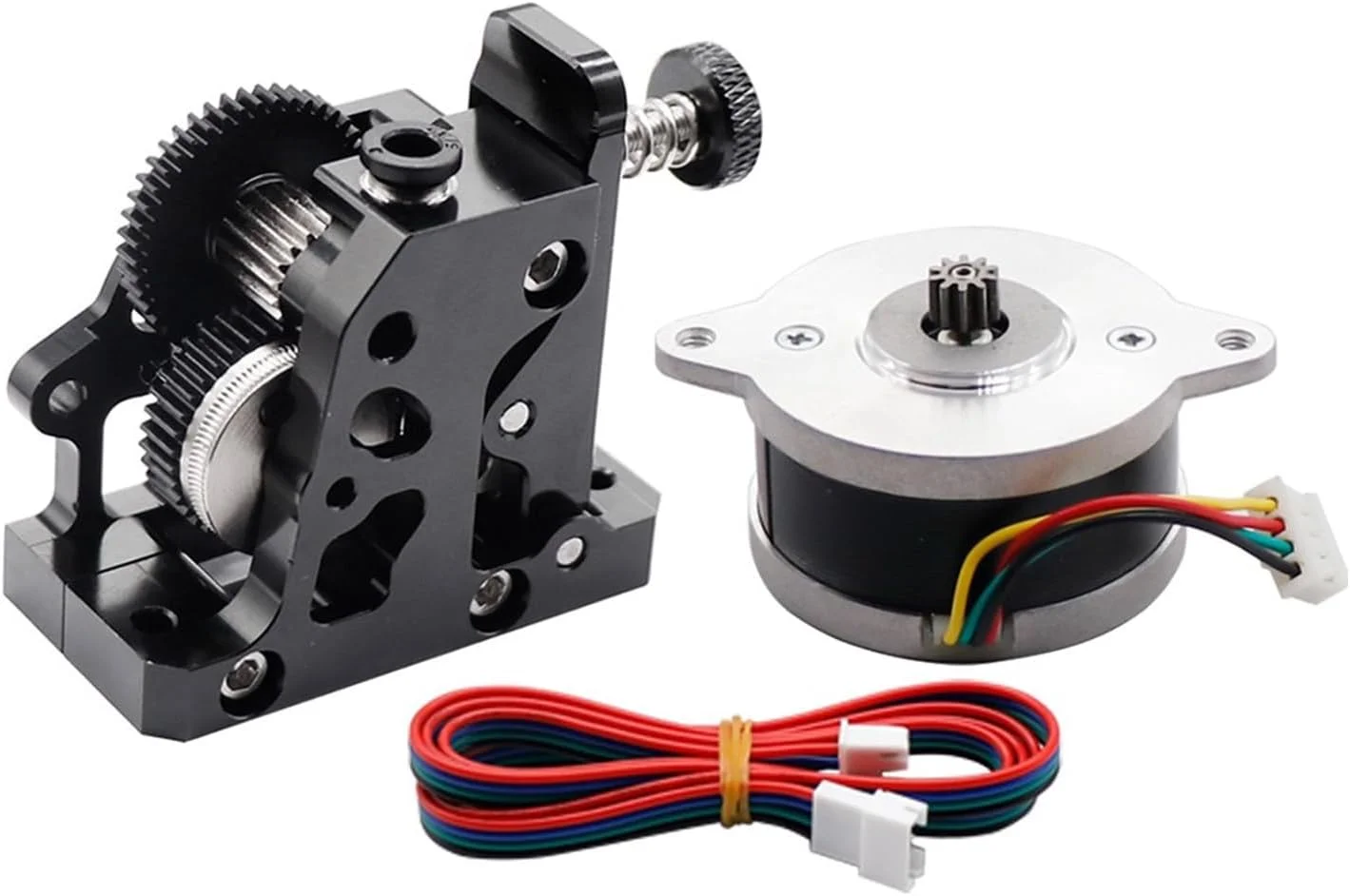 اکسترودر فلزی پرینتر کیت اکسترودر HGX-LITE دنده دوبل فولاد سخت شده با موتور برای پرینترهای CR10 Ender3 تغذیه دقیق فیلامنت