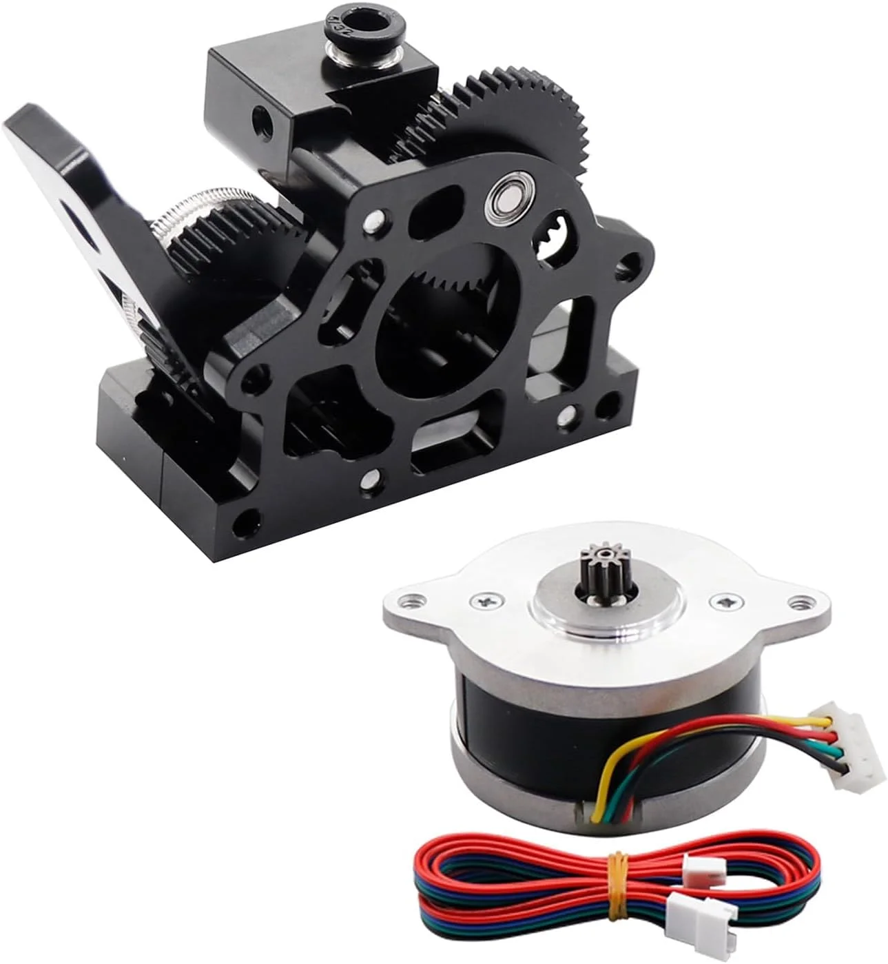 اکسترودر فلزی پرینتر کیت اکسترودر HGX-LITE دنده دوبل فولاد سخت شده با موتور برای پرینترهای CR10 Ender3 تغذیه دقیق فیلامنت اکسترودر فلزی پرینتر کیت اکسترودر HGX-LITE دنده دوبل فولاد سخت شده با موتور برای پرینترهای CR10 Ender3 تغذیه دقیق فیلامنت