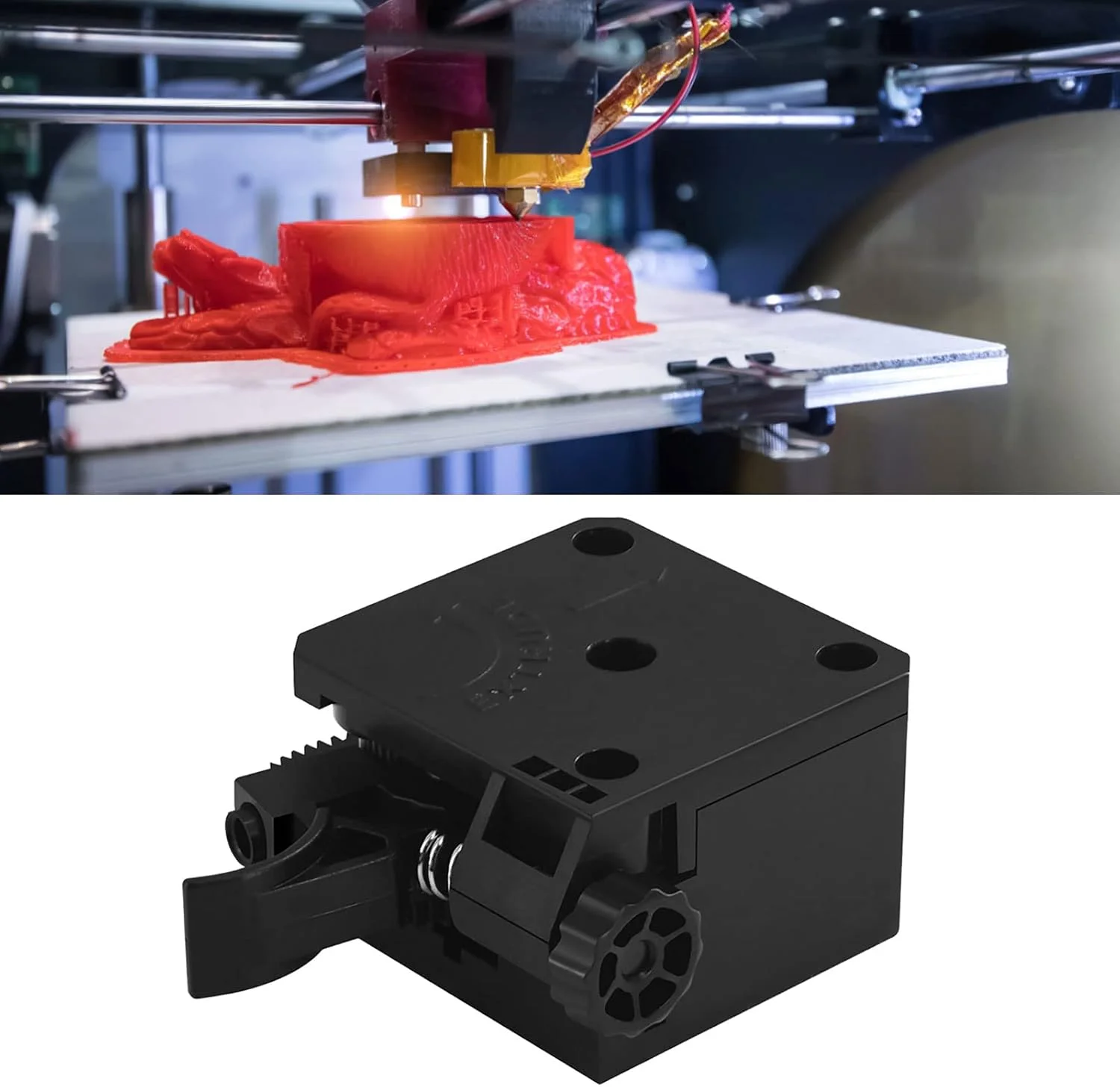 کیت اکسترودر همه کاره تک نازله برای V6 مسافت های طولانی و کوتاه، یونیورسال 1.75 میلی متری، قطعات اکسترودر پرینتر سه بعدی اکریلیک، پشتیبانی از تغذیه از راه دور و نزدیک، کیفیت و وضوح خوب