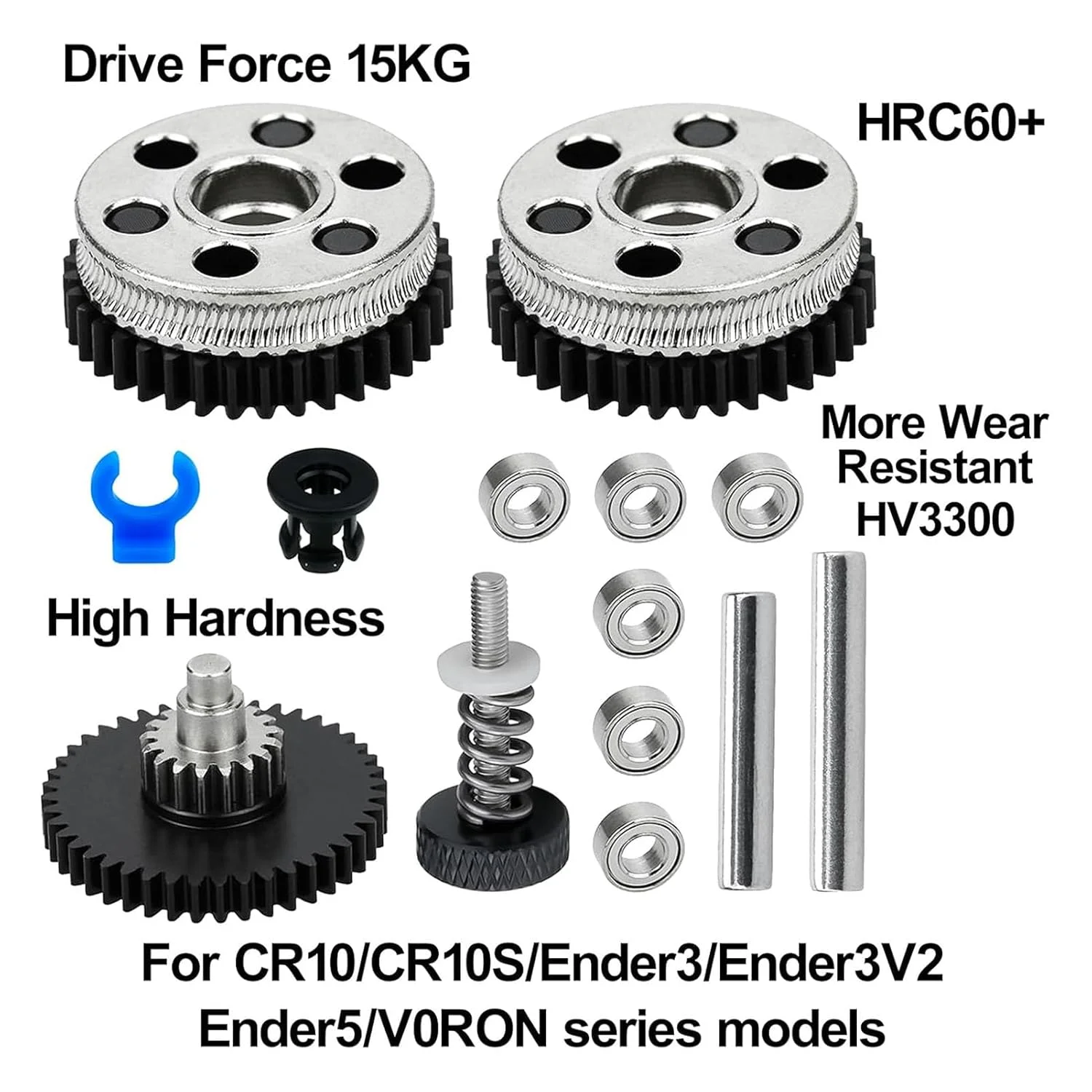 کیت چرخ دنده اکسترودر پرینتر سه بعدی، کیت اکسترودر چرخ دنده با راندمان بالا HGX LITE 2.0، تجربه اکستروژن یکپارچه