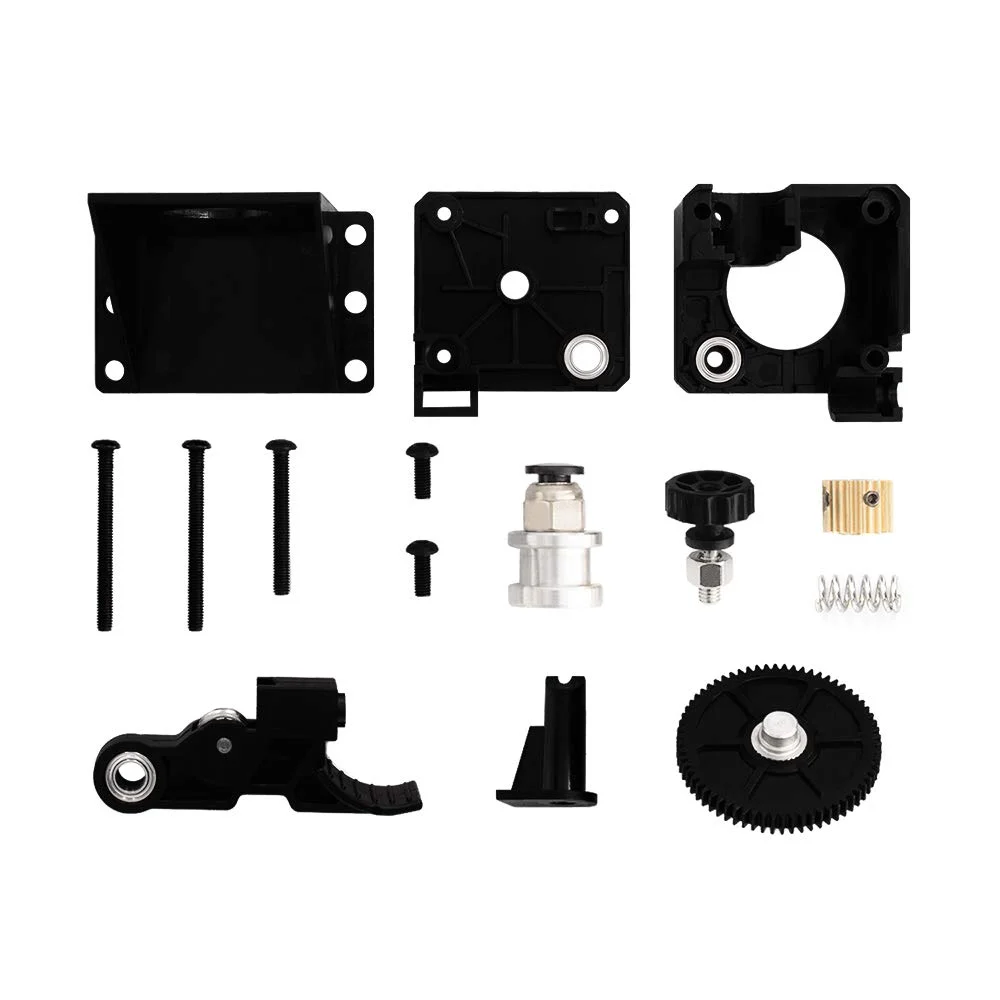 قطعات اکسترودر تایتان، فیدر پرینتر سه بعدی سازگار با سری ANYCUBIC Mega S X، CR10، سری Ender 3، پرینتر سه بعدی DIY، براکت نصب ED3 V6 Hotend J-Head Bowden، فیلامنت PLA 1.75 میلی متری