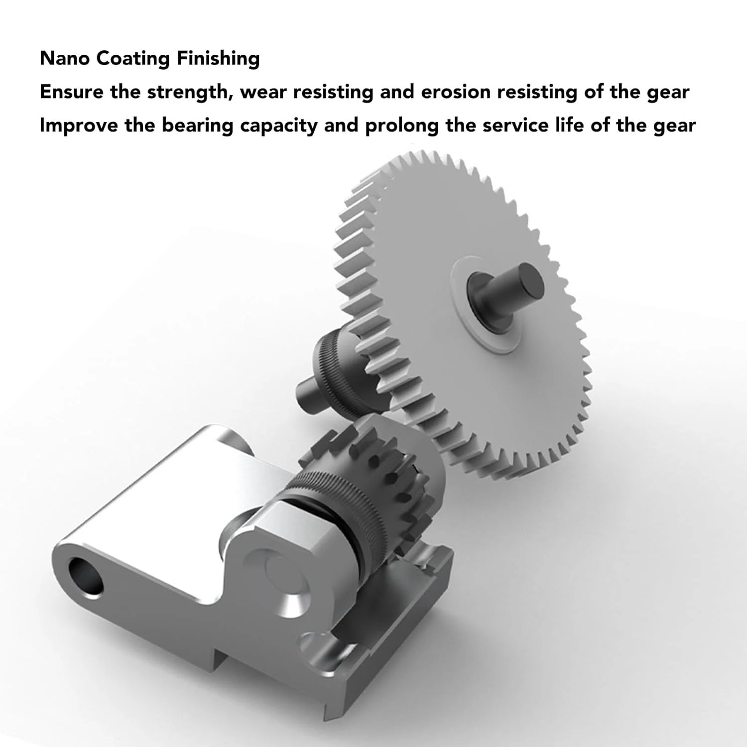 مجموعه چرخ دنده اکسترودر، چرخ دنده محرک با پوشش نانو از فولاد دای، جایگزین چرخ دنده اکسترودر | چرخ دنده اکسترودر پرینتر سه بعدی برای پرینتر سه بعدی Adventurer 5m 5m Pro