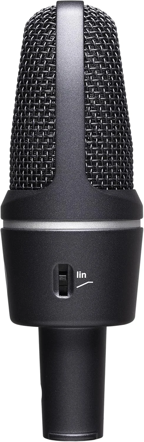 میکروفون کاندنسر دیافراگم بزرگ AKG Pro Audio C3000 با کارایی بالا، خاکستری/آبی