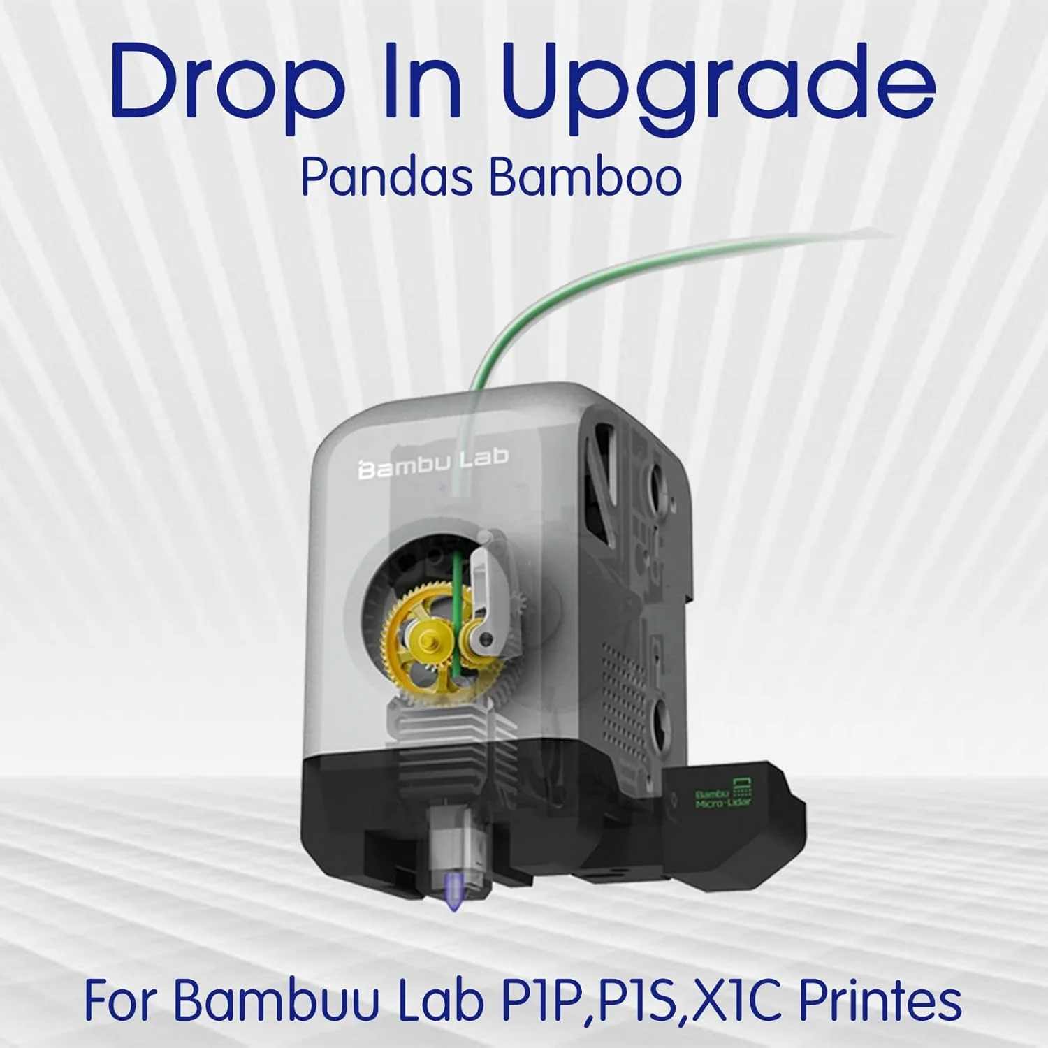 مجموعه چرخ دنده اکسترودر Panda Claw برای پرینترهای سه بعدی Bambu-Lab X1C P1P P1S، چرخ دنده اکسترودر با پوشش نانو RNC طلایی، جریان روان تر و یکنواخت تر، طلایی مجموعه چرخ دنده اکسترودر Panda Claw برای پرینترهای سه بعدی Bambu-Lab X1C P1P P1S، چرخ دنده اکسترودر با پوشش نانو RNC طلایی، جریان روان تر و یکنواخت تر، طلایی